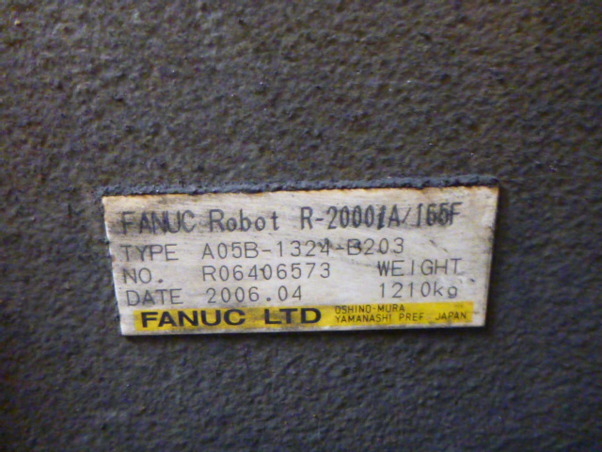 Fanuc R-2000iA Robotic Spot Welder (2006) GS06A - Image 5 of 9