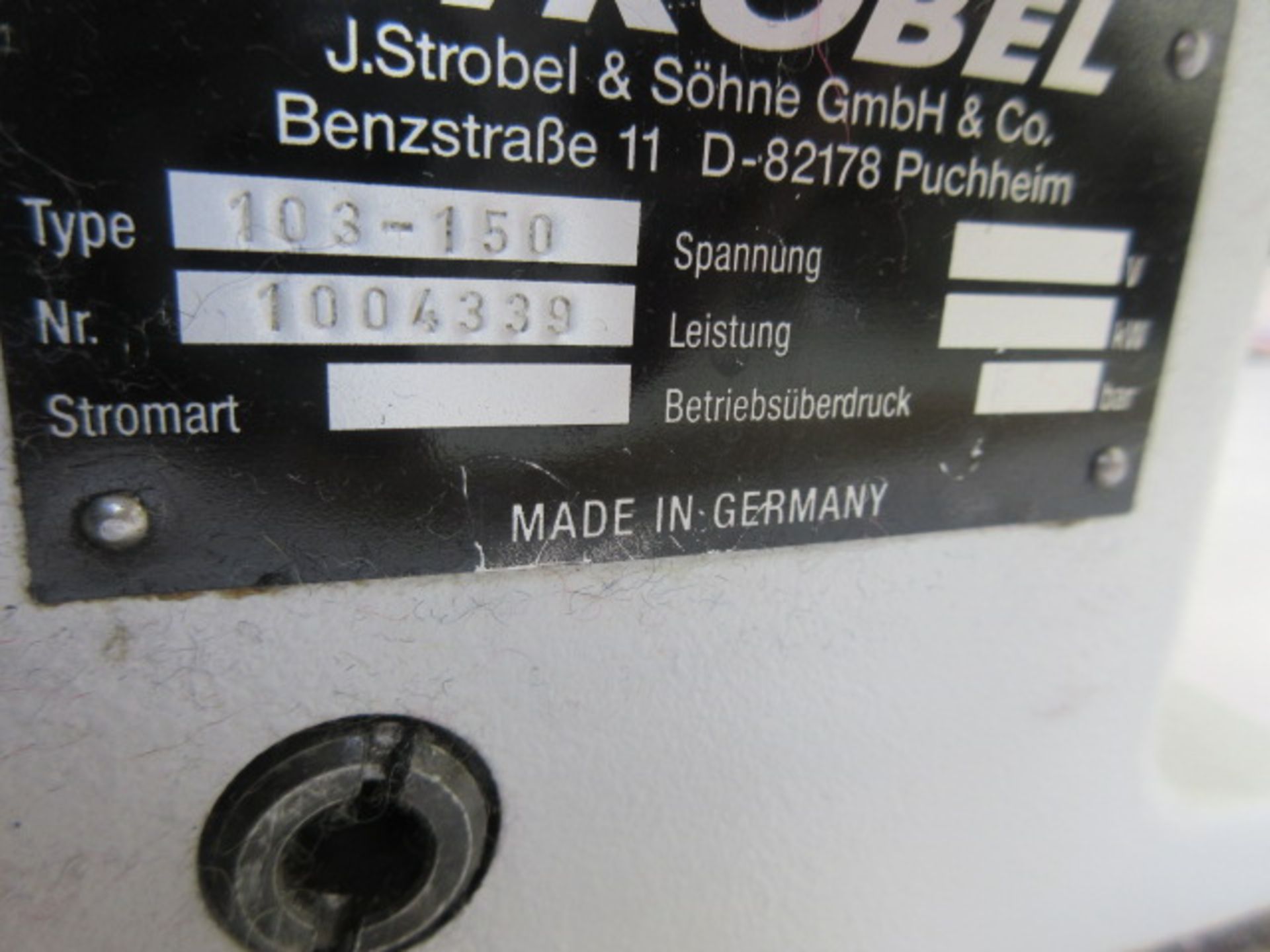 Strobel 103-150 sewing machine (2012) - Image 3 of 3