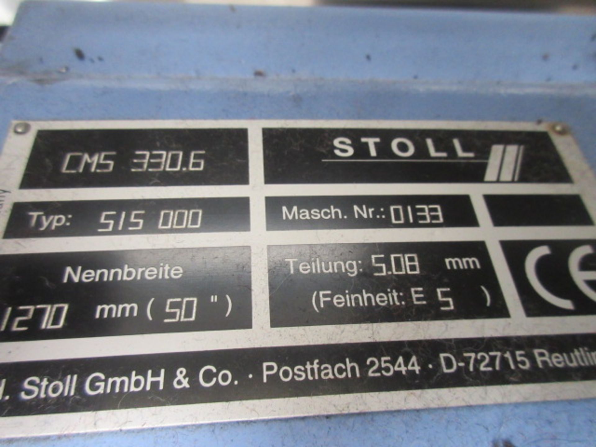 Stoll CMS 330.6 5gg 1270mm Knitting machine (1998) - Image 6 of 6