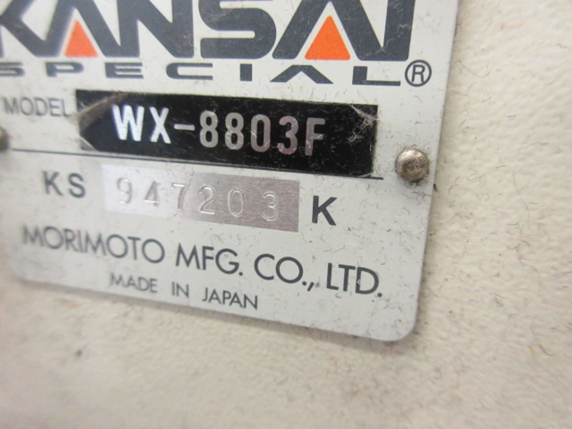 Kansai WX-8803F sewing machine (2012) - Image 4 of 4