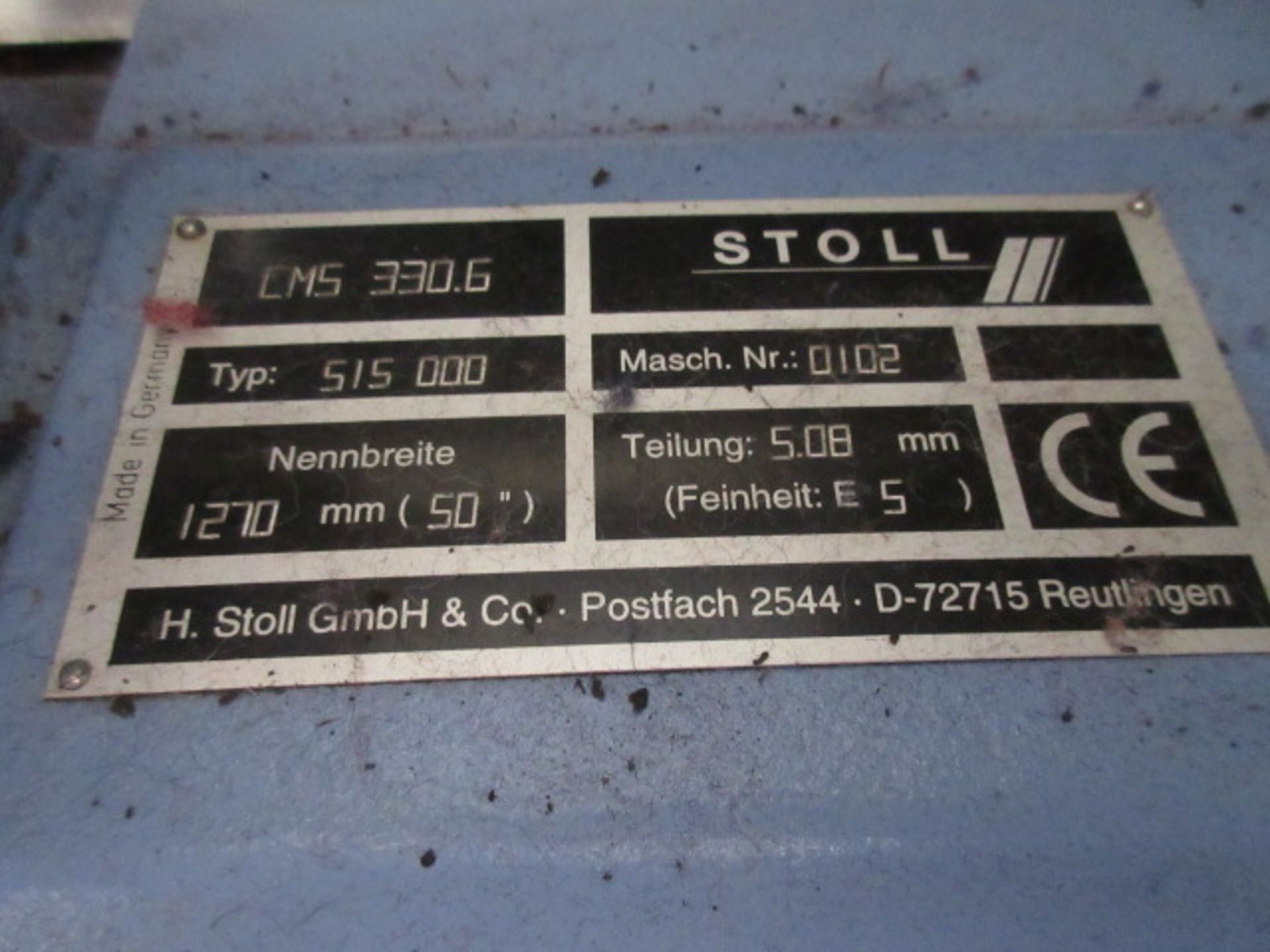 Stoll CMS 330.6 5gg 1270mm Knitting machine (1998) - Image 5 of 5