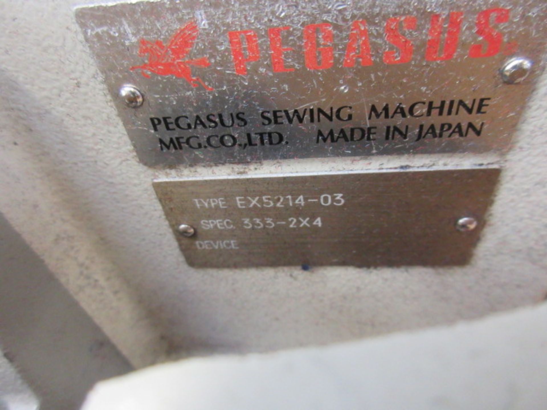 Pegasus EXT5214-54S1 sewing machine (1995) - Image 3 of 4