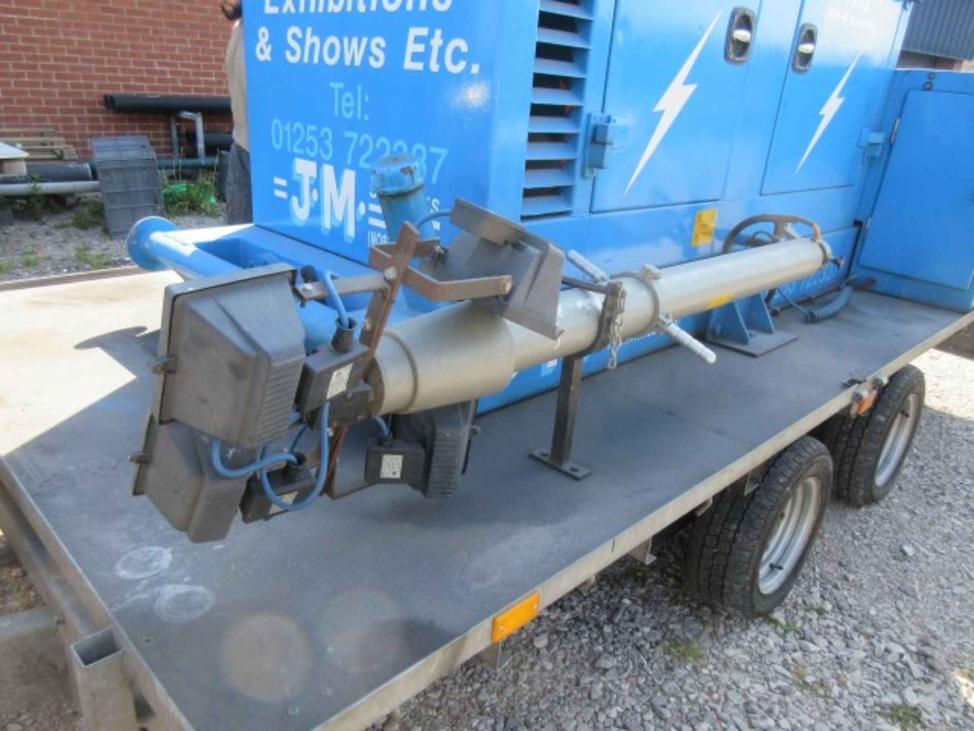 Aggreko 44Kva diesel powered generator on trailer - Image 15 of 19