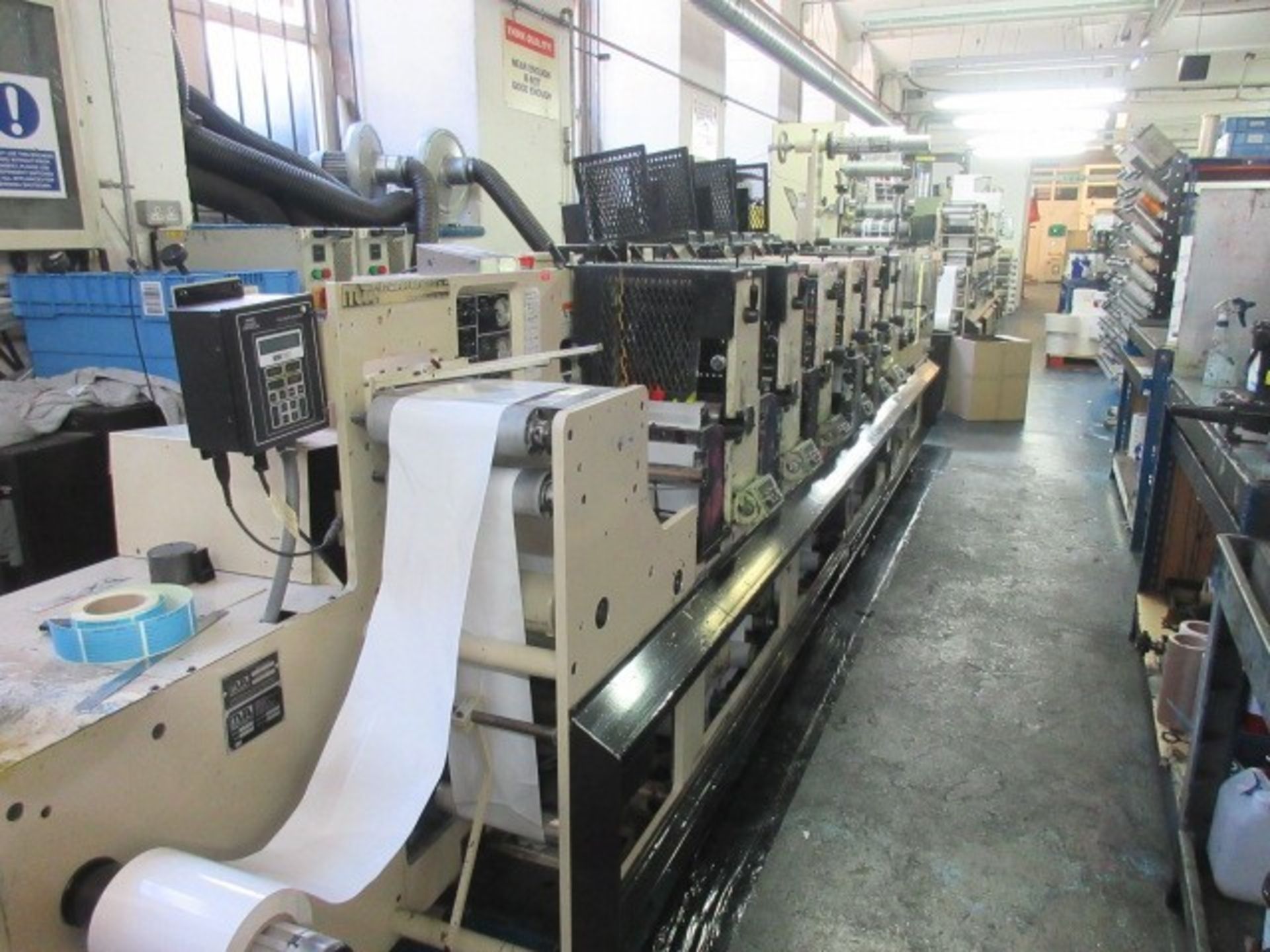 Mark Andy 2200-10E 10” 6 colour flexographic printing press, Serial no: 1021036-1 (1998) - Image 13 of 20