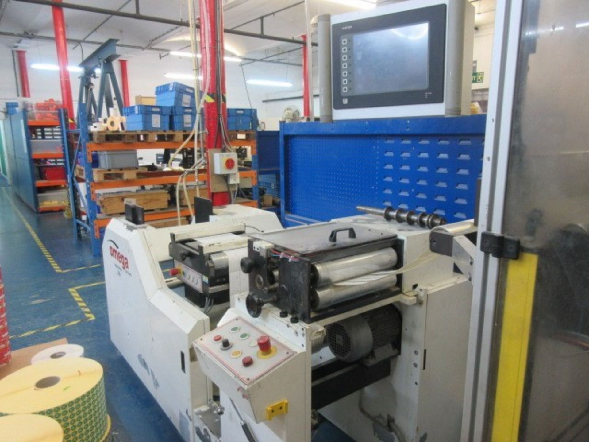 Omega Vecta 330 label converter with Vectra SGTR 4 turret glueless rewind (2007) - Image 4 of 12