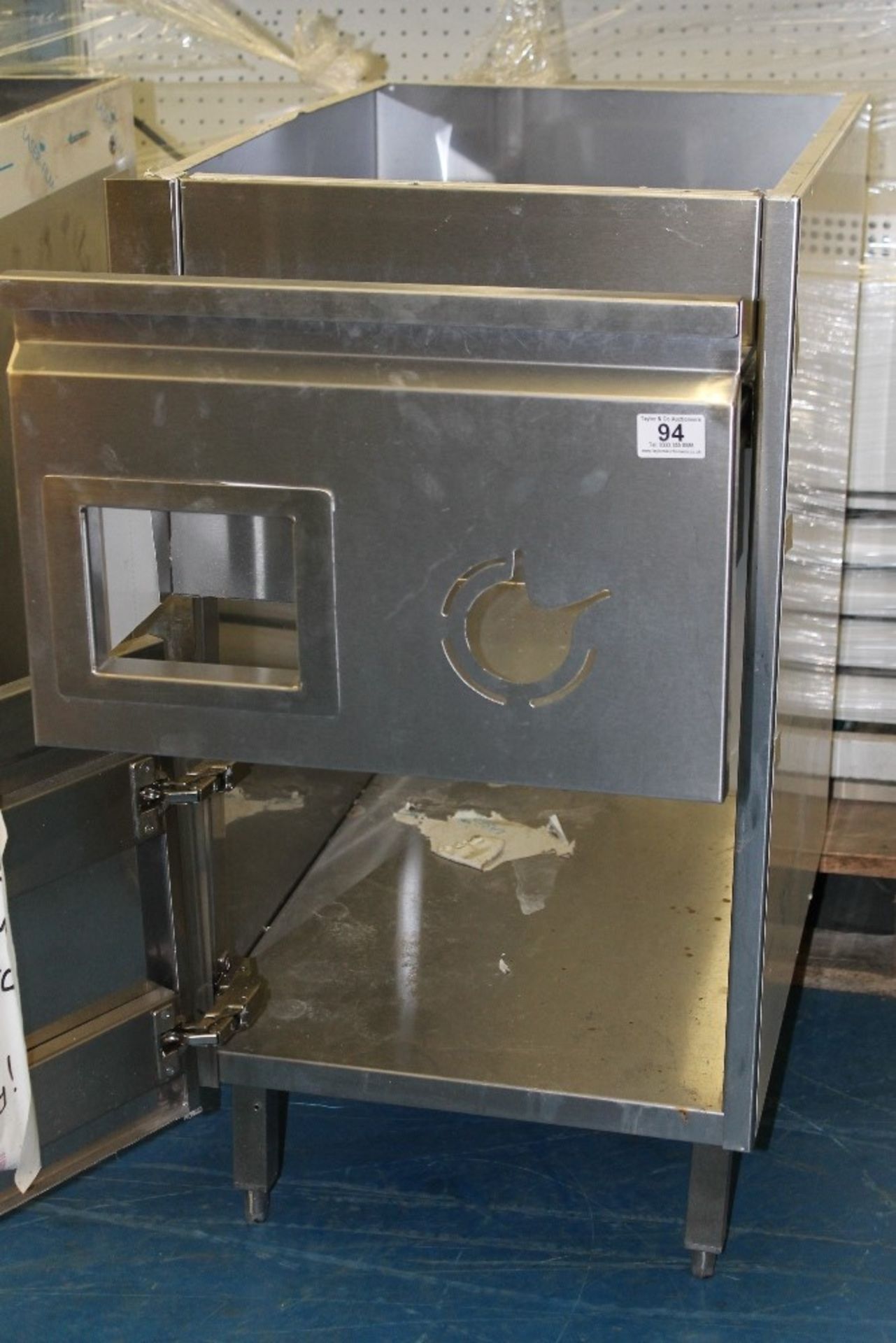 Stainless Steel Catering Cupboard – NO Shelves – NO VAT W40cm x H88cm x D60cm - Bild 2 aus 2
