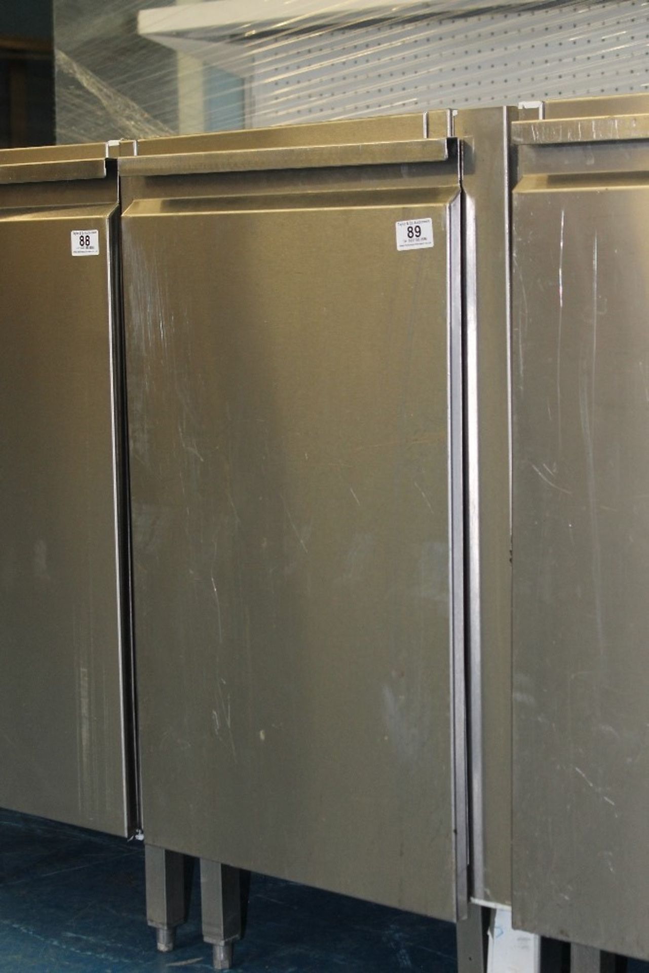 Stainless Steel Catering Cupboard with 1 Shelf – NO VAT W40cm x H88cm x D60cm