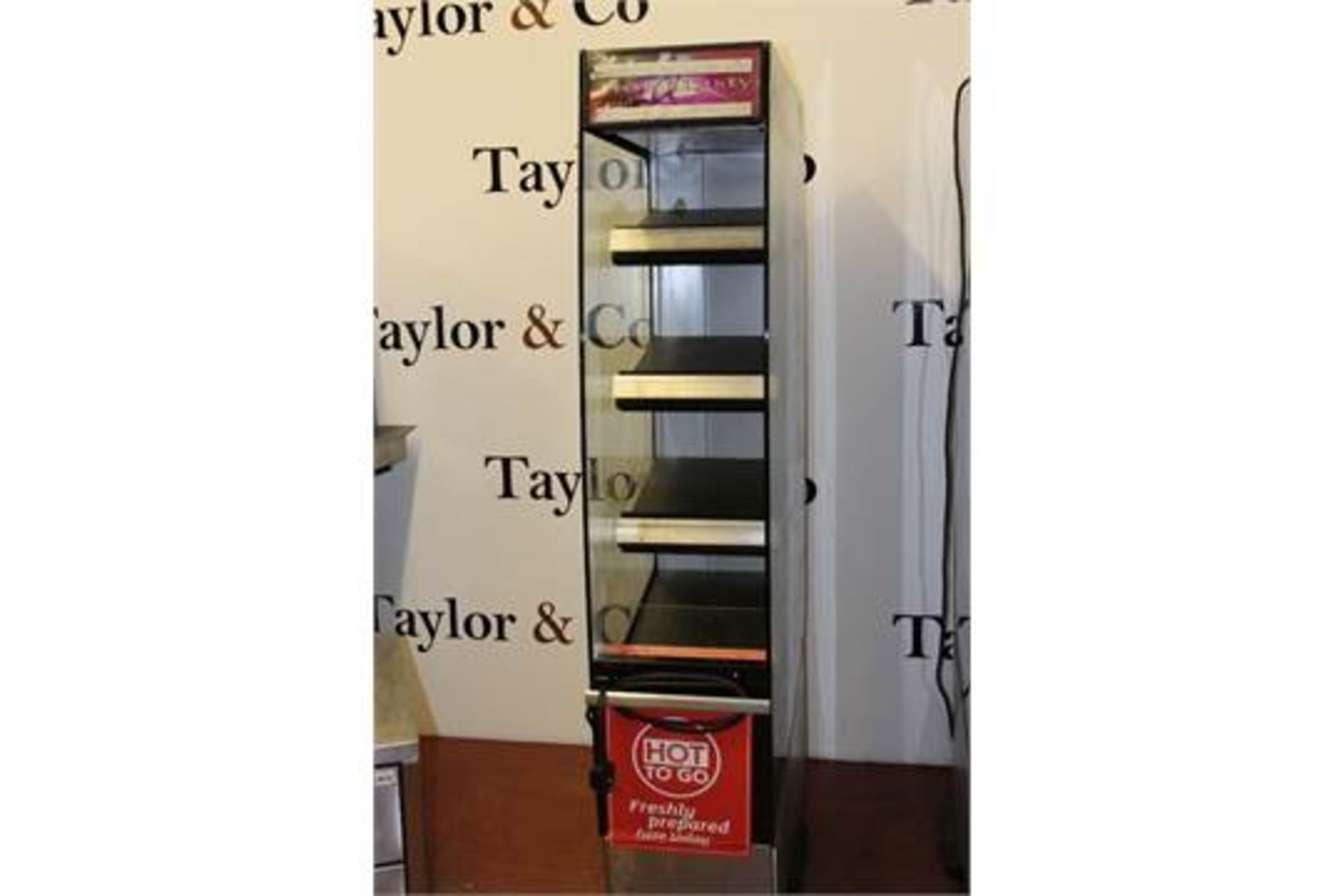 Hot Snacks Foods Display Unit – 4 Shelves – Moble- 1-ph – NO VAT