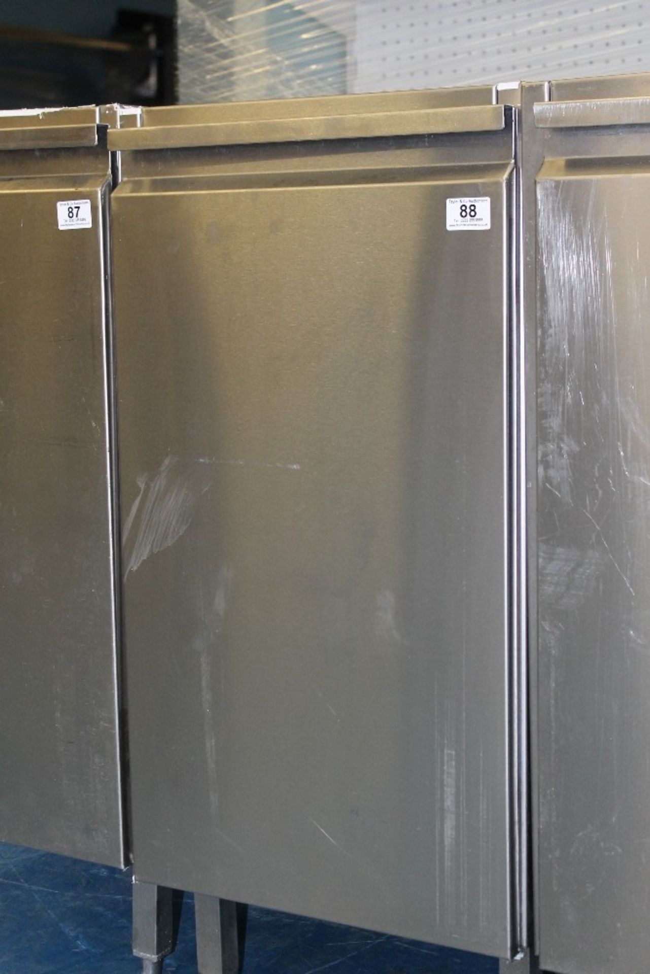 Stainless Steel Catering Cupboard – NO Shelves – NO VAT W40cm x H88cm x D60cm