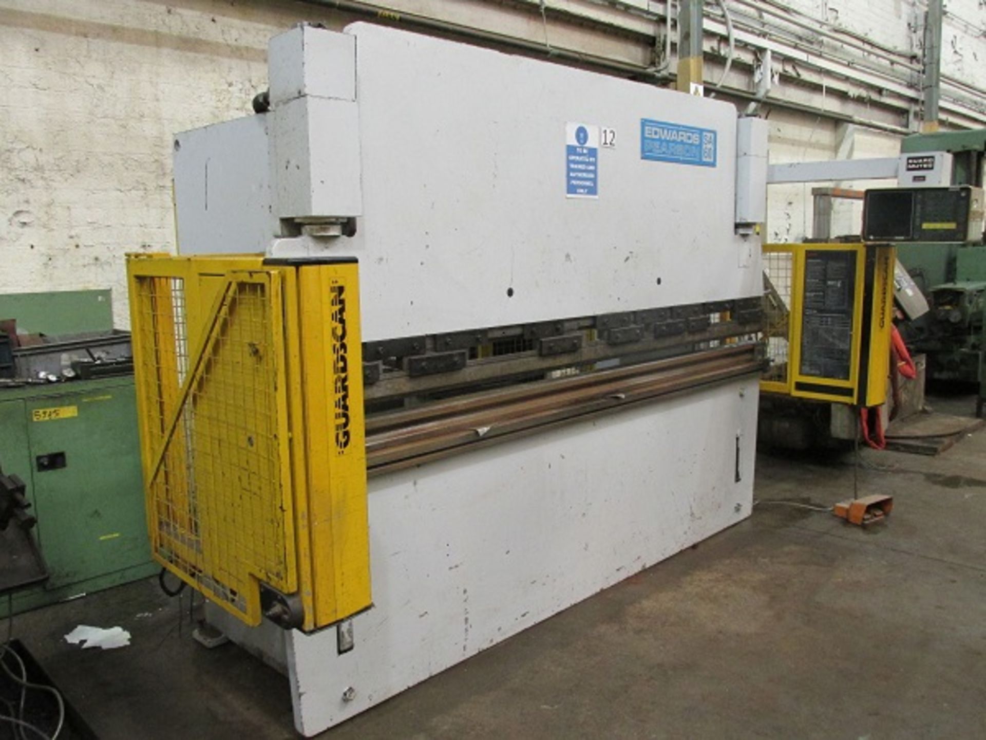 Edwards Pearson 60 Ton CNC Pressbrake - Image 2 of 5