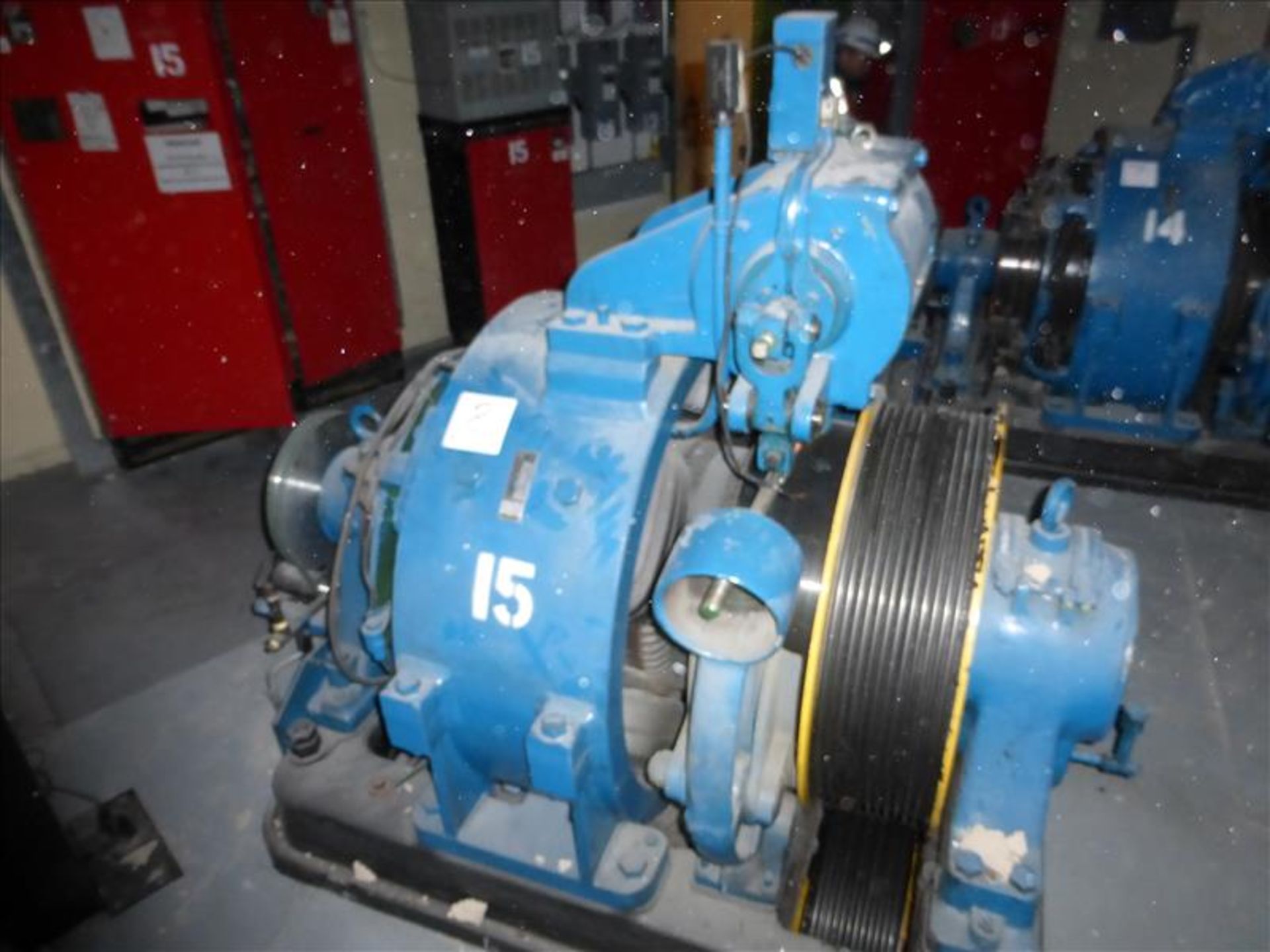Otis elevator motor type 72 44 h.p. 127 R.P.M. S/N 25764
