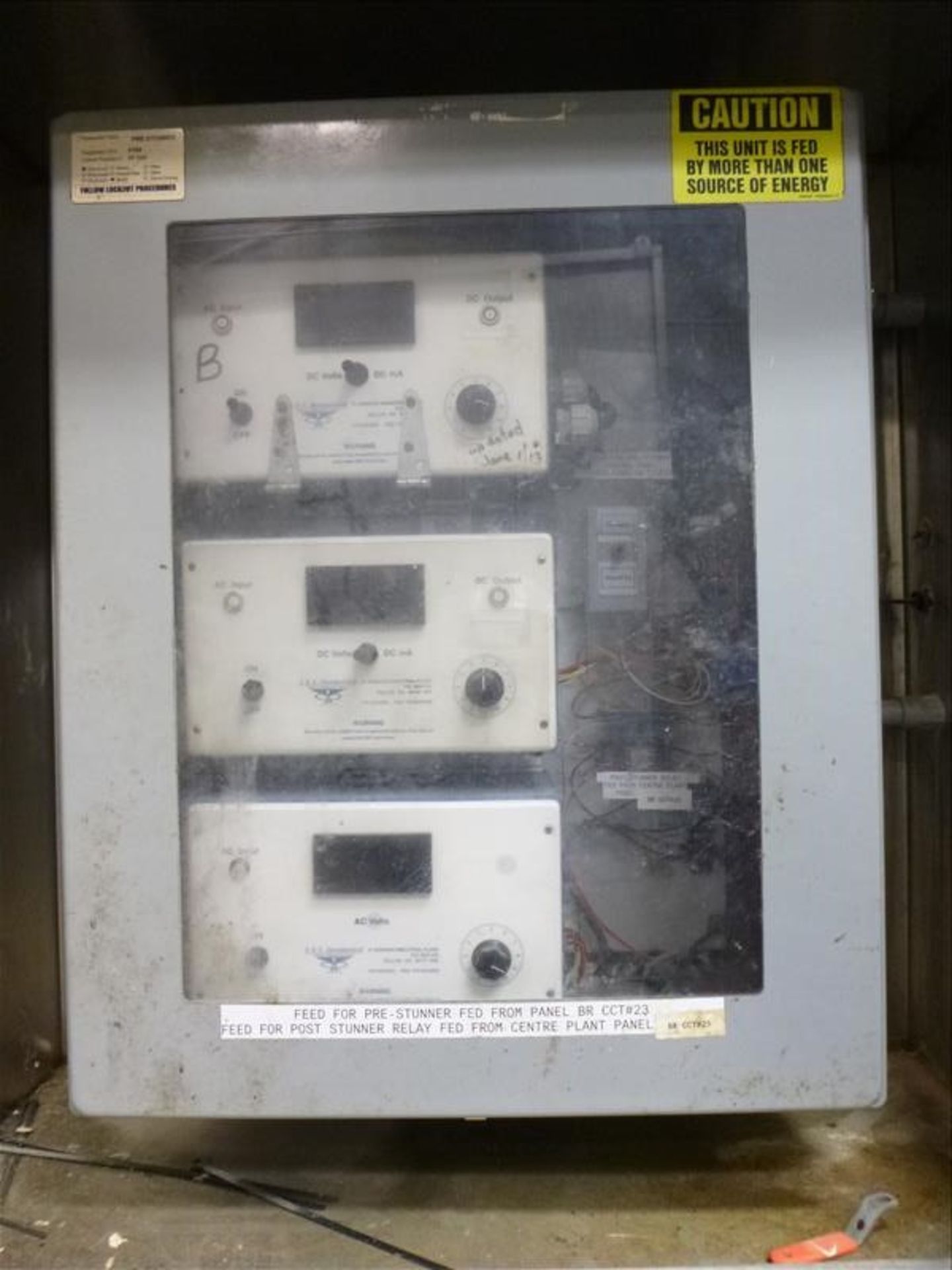 Simmons Engineering pre-stunner c/w control panel (Live Receiving) - Image 3 of 3