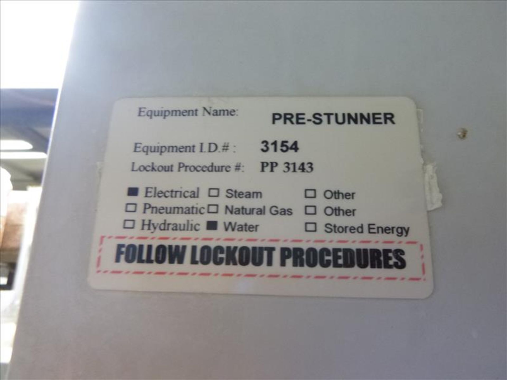 Simmons Engineering pre-stunner c/w control panel (Live Receiving) - Image 2 of 3