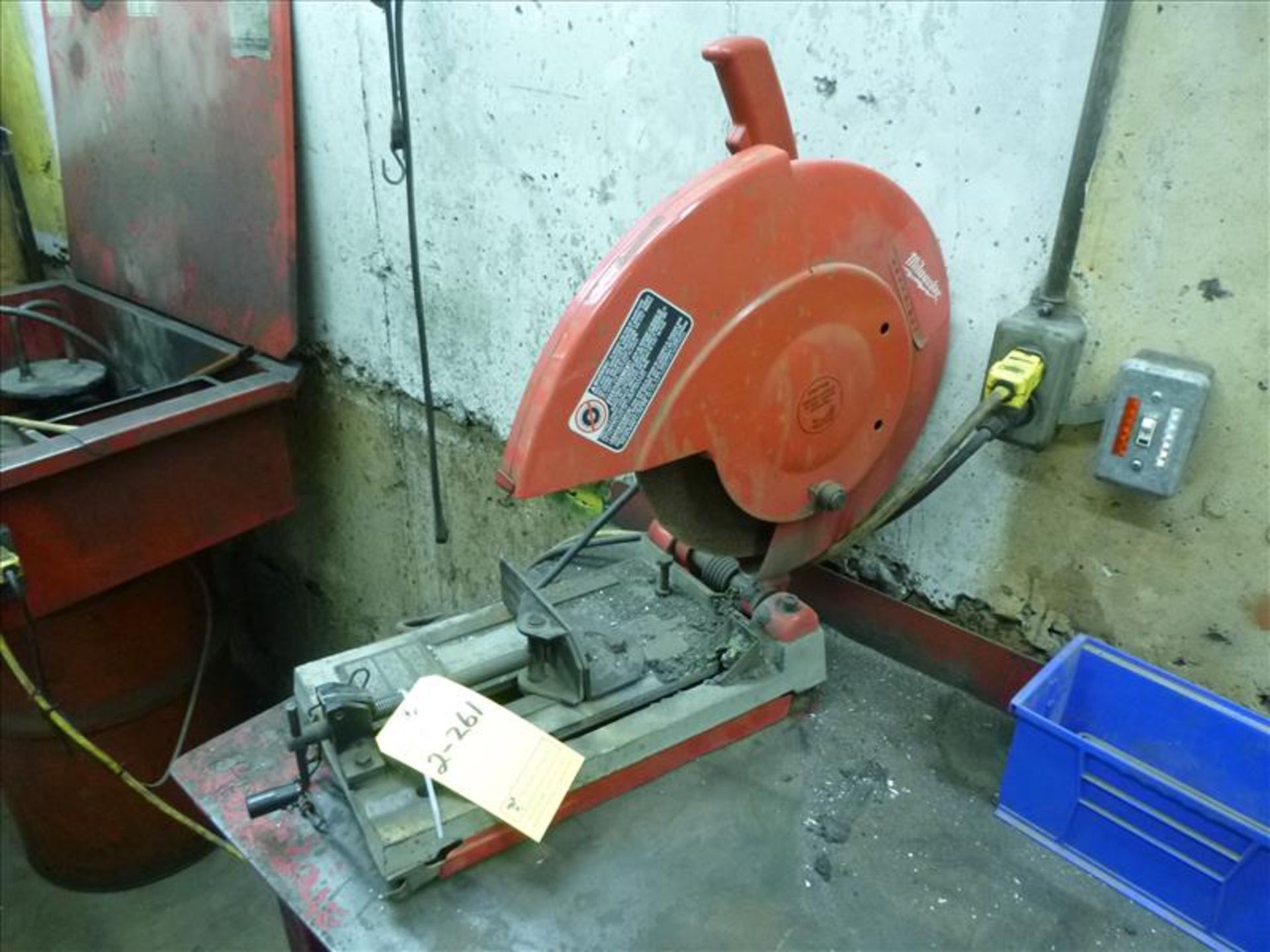 Milwaukee cut-off saw (mechanic shop)