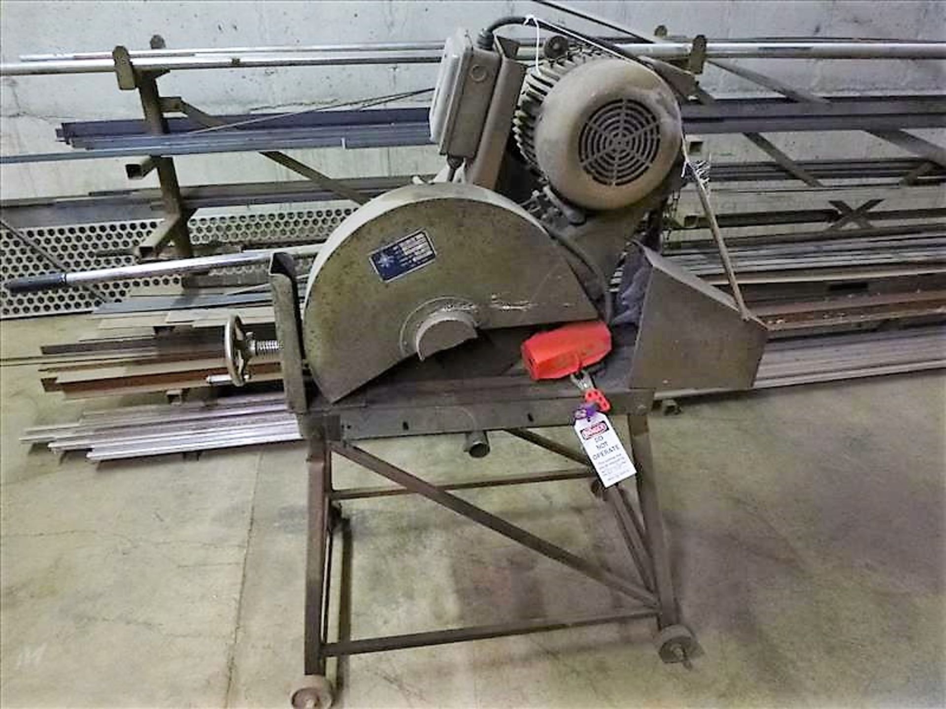 Jet cut-off saw, mod. COM-20, ser. no. 1610, 20 in., 7.5 hp (metal/wood shops)