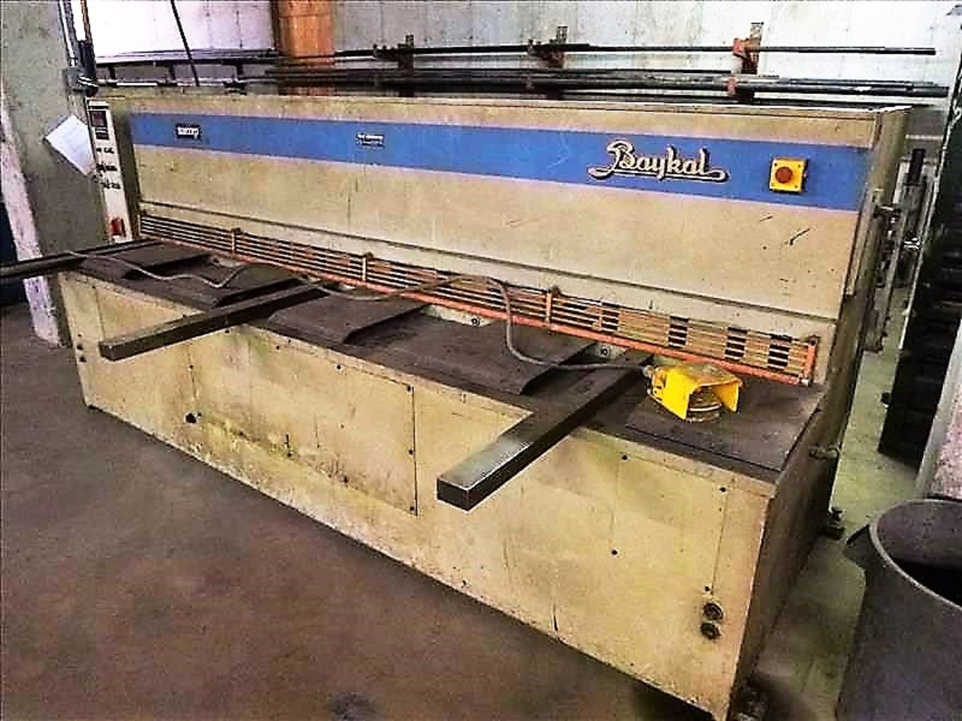 Baykal shear, mod. HGL1000/6, ser. no. 1981 (1995), 10 ft (metal/wood shops)