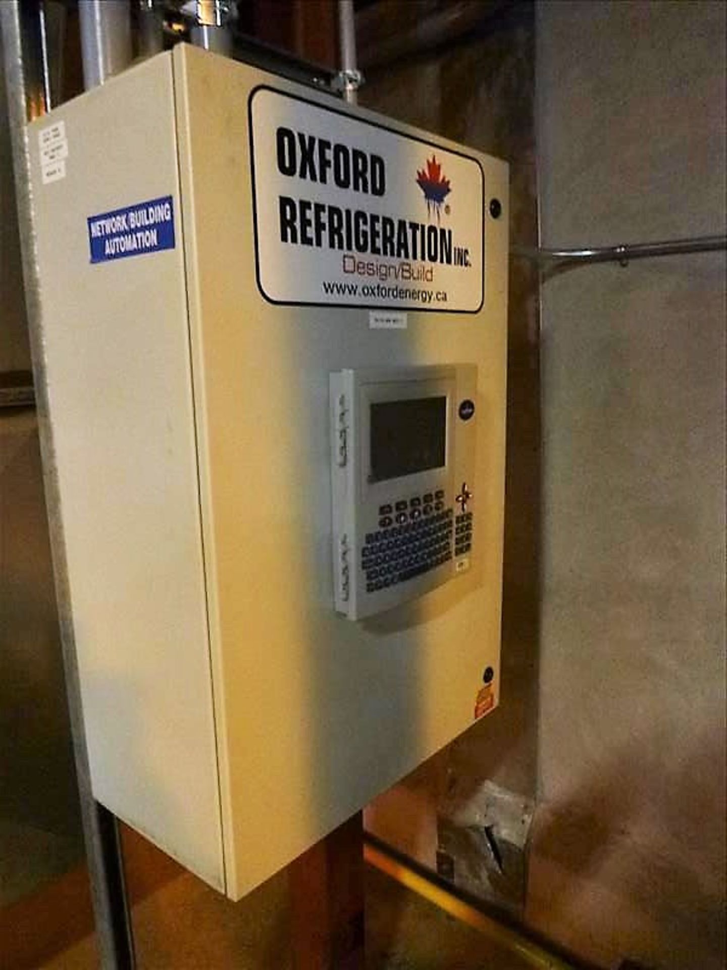 Oxford Refrigeration control panel (storage, 2nd floor)