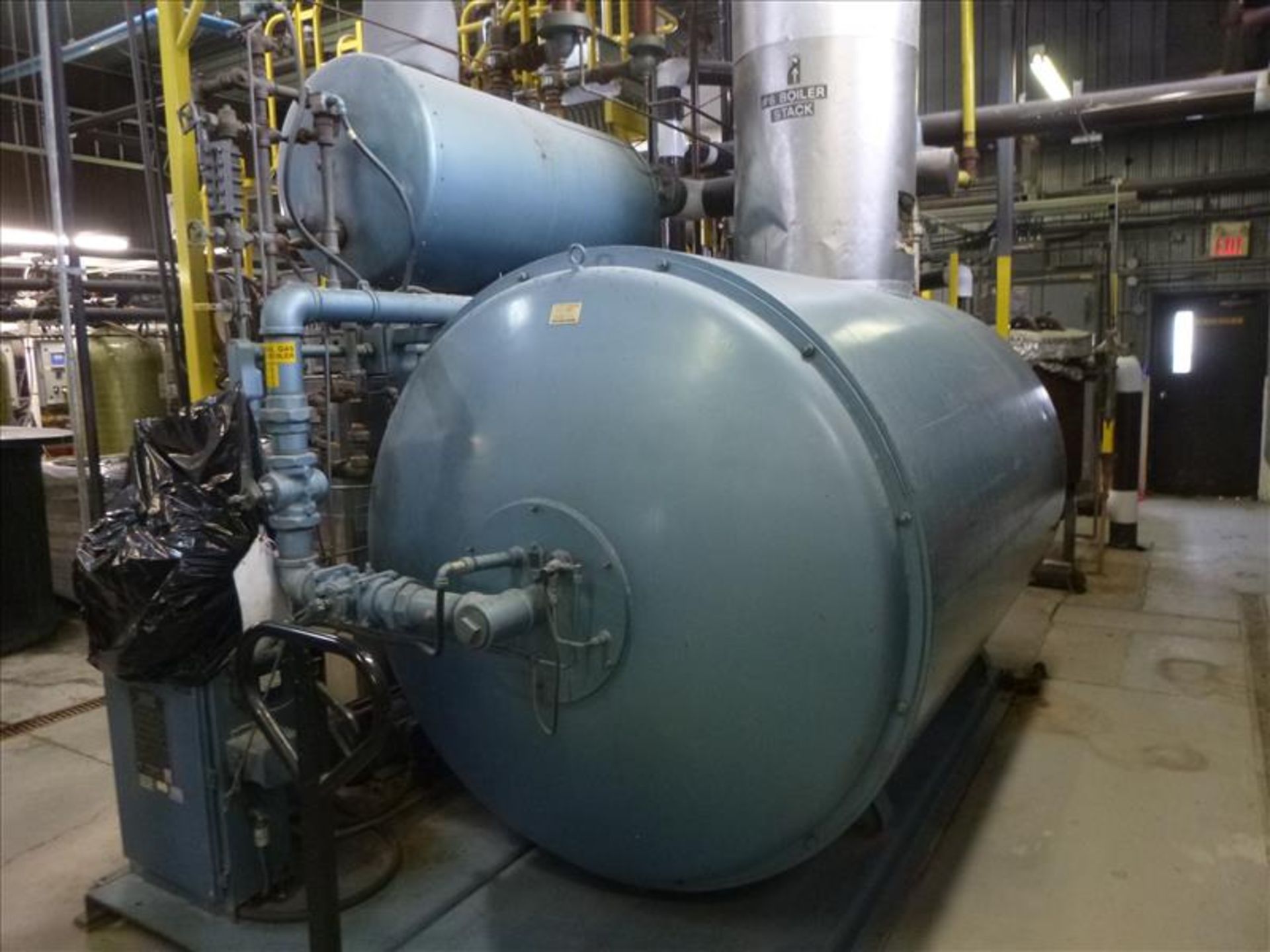 Thermogenics thermocoil steam boiler (no. 6), mod. MG300 NAX, ser. no. 94236, 1,850,000 BTU, 365 hp,