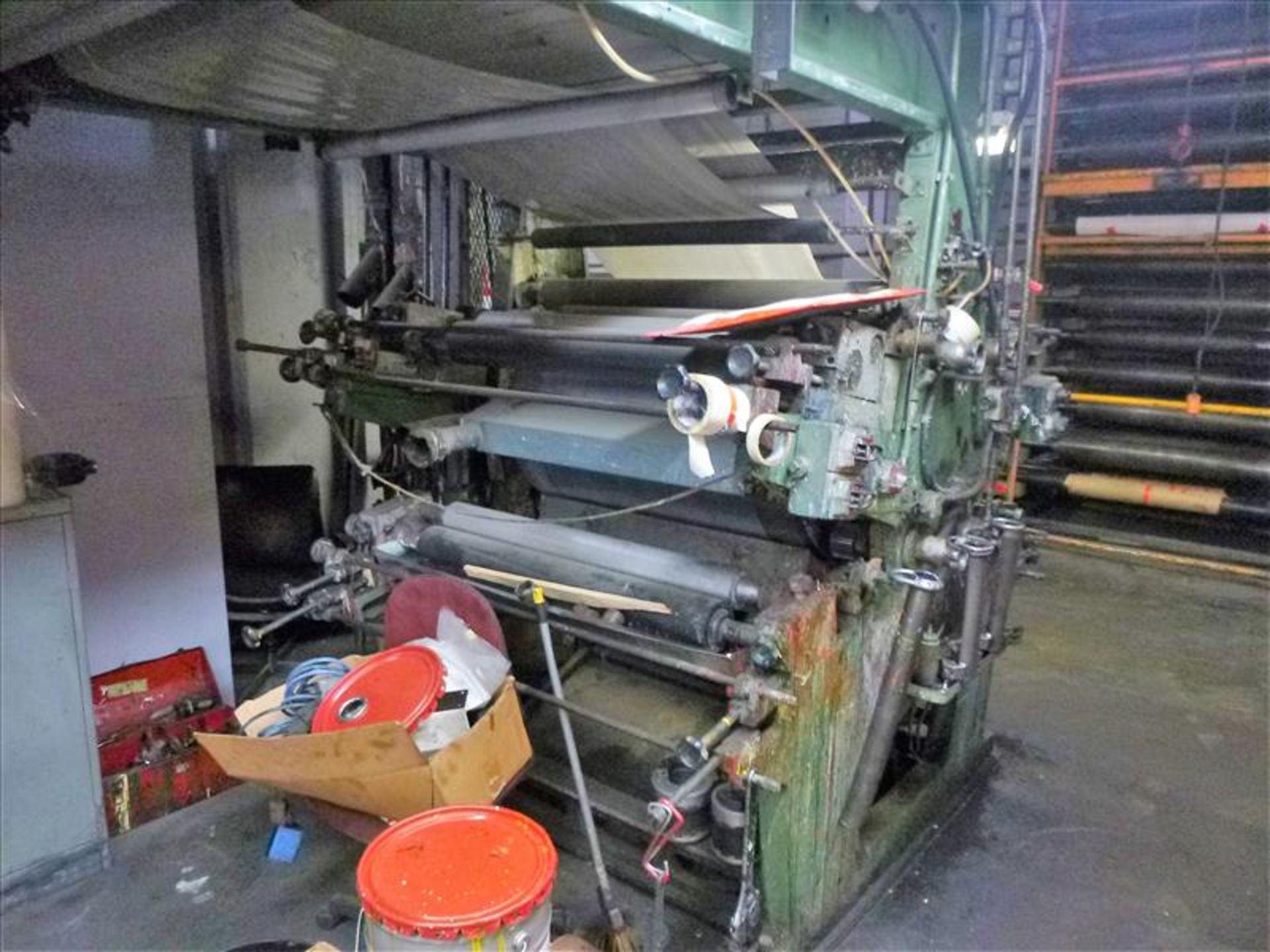 Officine Padane 4-colour central impression flexographic printing press, 40" wide, machine no. 696/ - Image 2 of 7