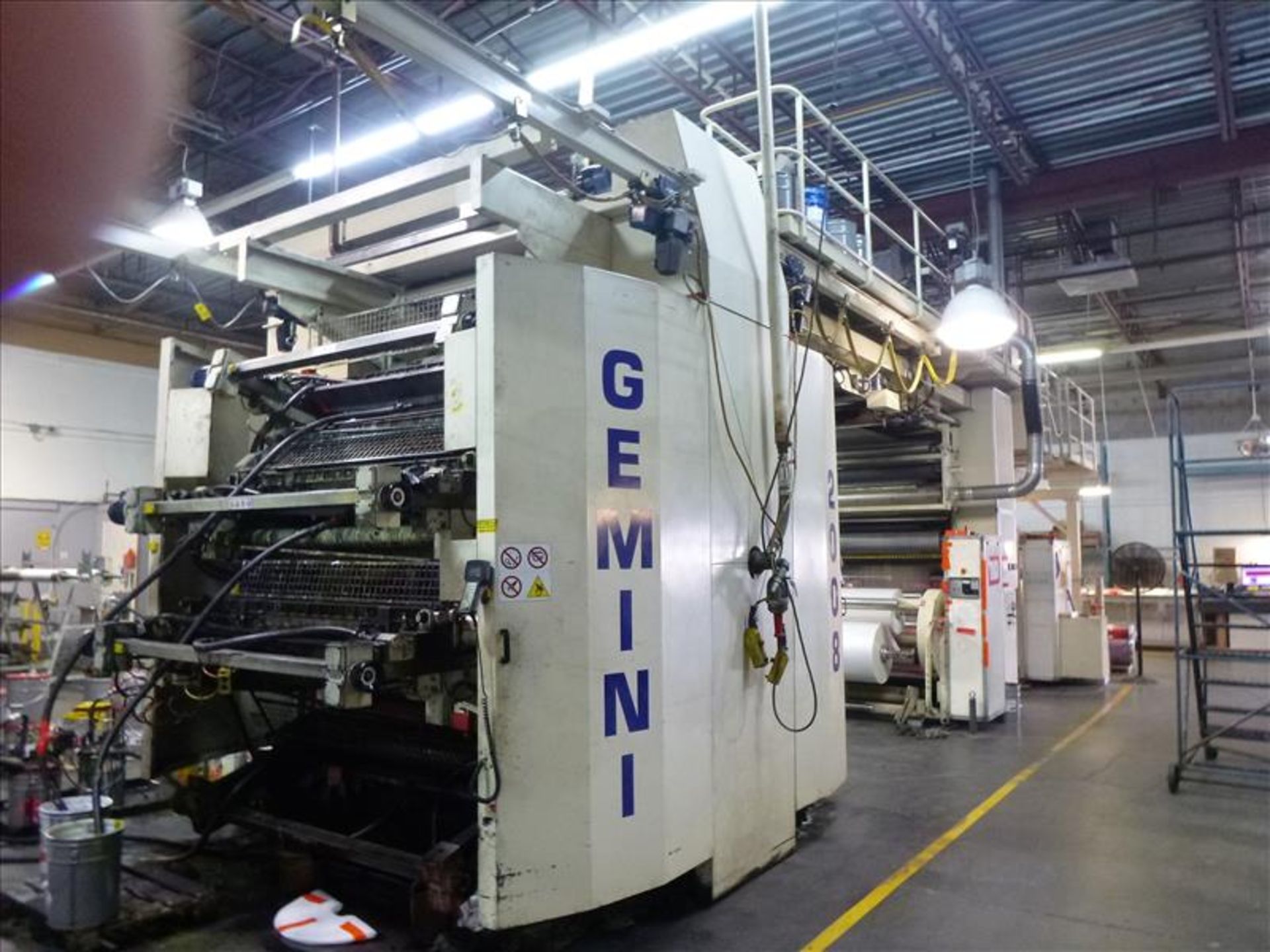 1998 Carint 8-colour central impression flexographic printing press, 59" wide, type Gemini 2008 ( - Image 2 of 64