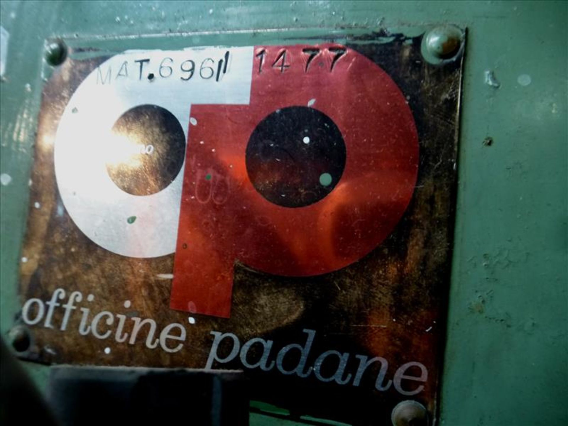 Officine Padane 4-colour central impression flexographic printing press, 40" wide, machine no. 696/ - Image 7 of 7