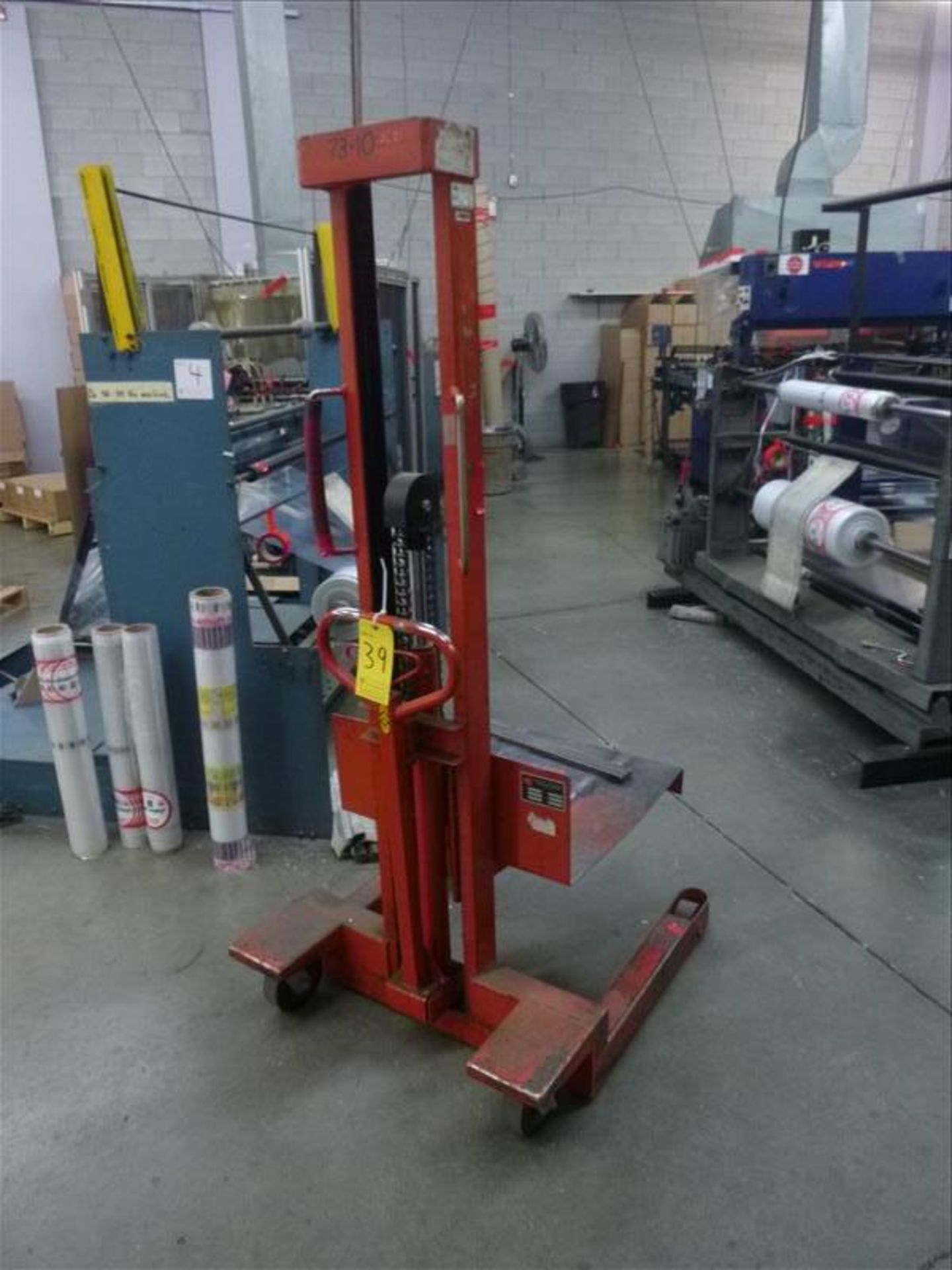 Mahaffy die lift trolley, mod. 8LH2424-70, ser. no. 849, 1000 lbs. cap. (Located in Mississauga,