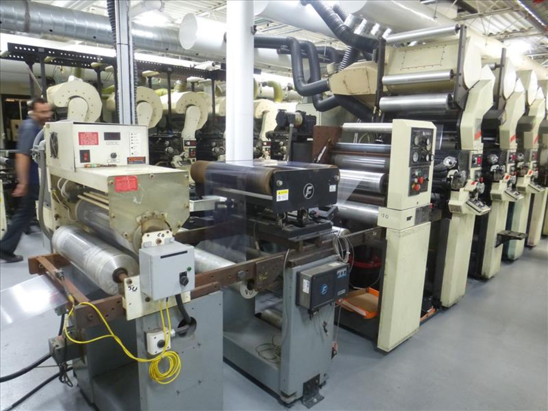 Comco Press "A" - 1999 Comco 8-colour, roll-to-roll flexographic web printing press, model ProGlide, - Image 21 of 33