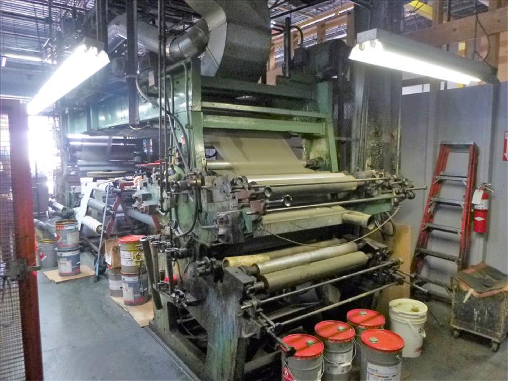 Officine Padane 4-colour central impression flexographic printing press, 40" wide, machine no. 696/
