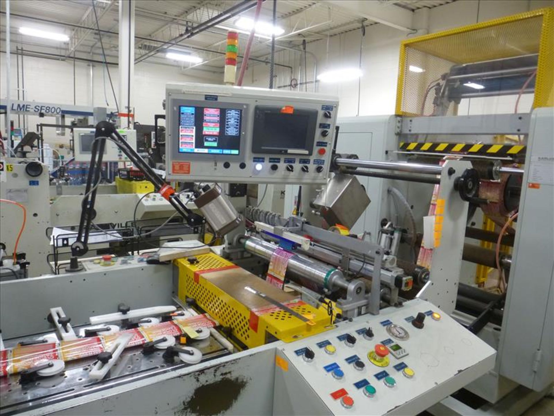 2012 Karlville K4 shrink label seaming machine, model SEAM-350D-UHS, machine no. 11-6654 C-211225, - Image 4 of 7