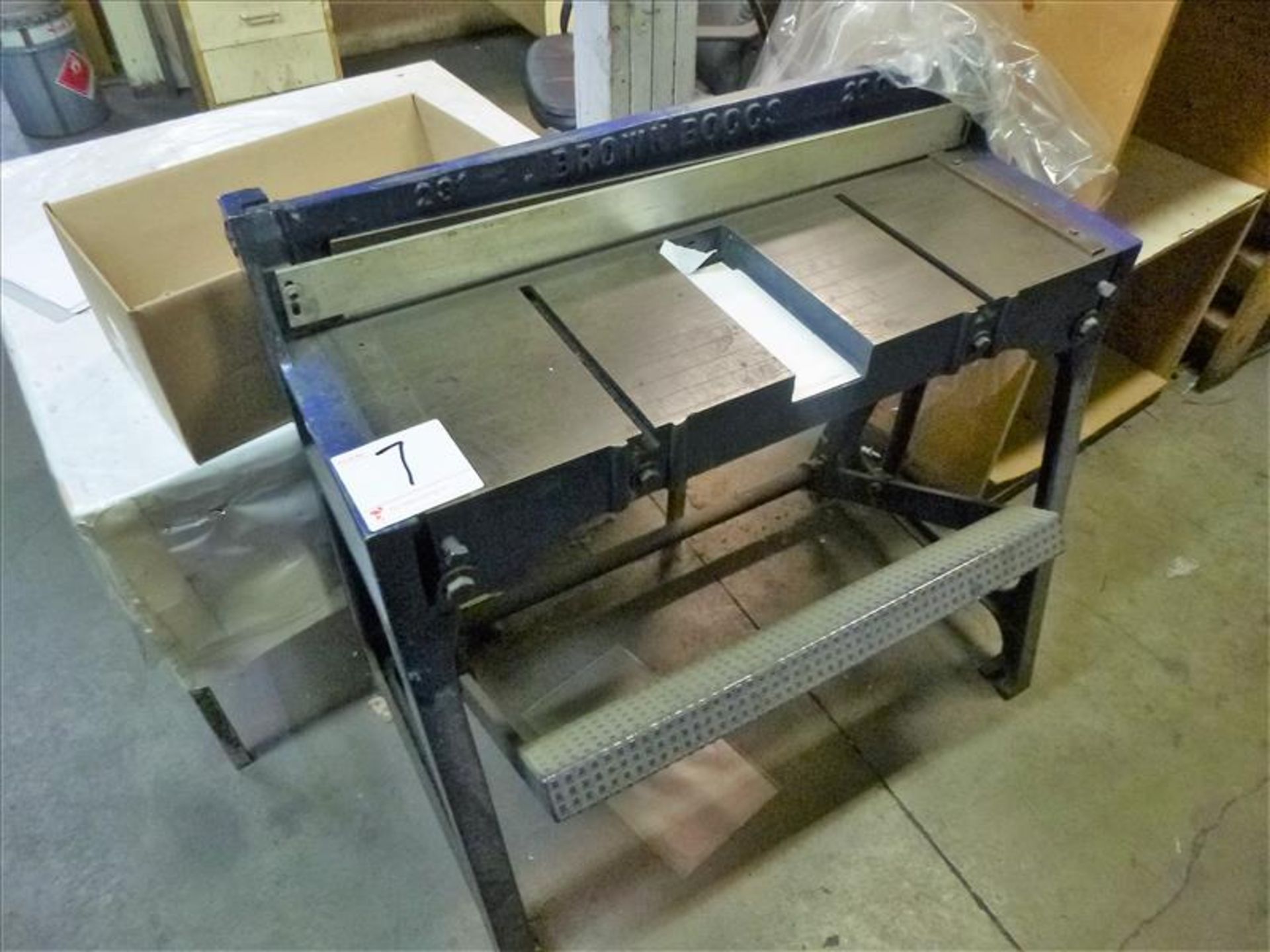 rubber printing plate equipment parcel, including:  Williamson 350-ton Platemaster rubber plate - Bild 9 aus 9