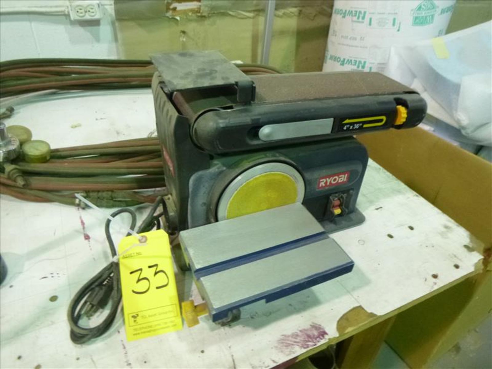 Ryobi 4" x 36" disk and belt sander