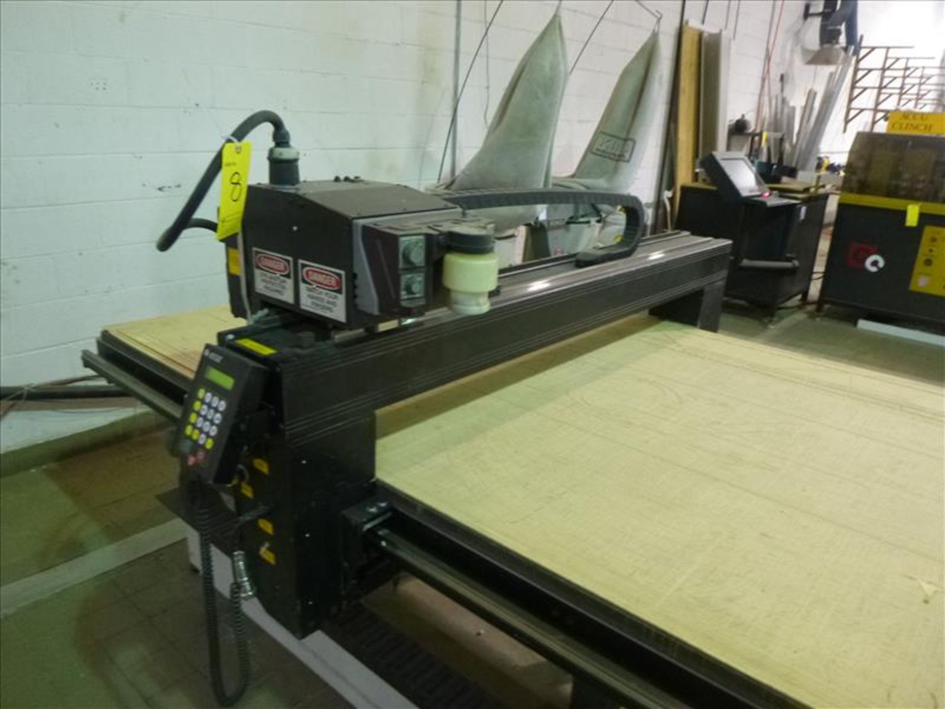 AXYZ Automation Inc. CNC router, mod. Series 4010, 60" x 120" work area c/w 12 hp vacuum pump - Image 2 of 5