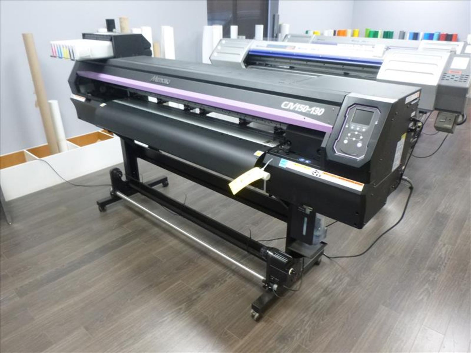 Mamaki large format solvent inkjet printer/cutter, mod. CJV150-130, ser. no. U67BE891 (mfg. yr.