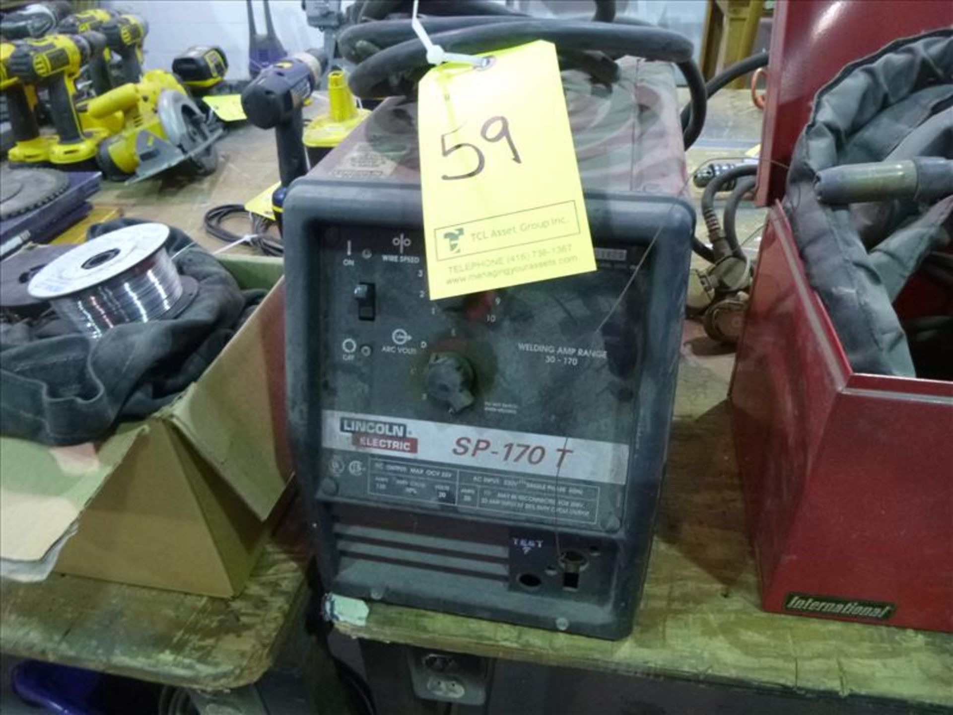 Lincoln mig welder, mod. SP-170T