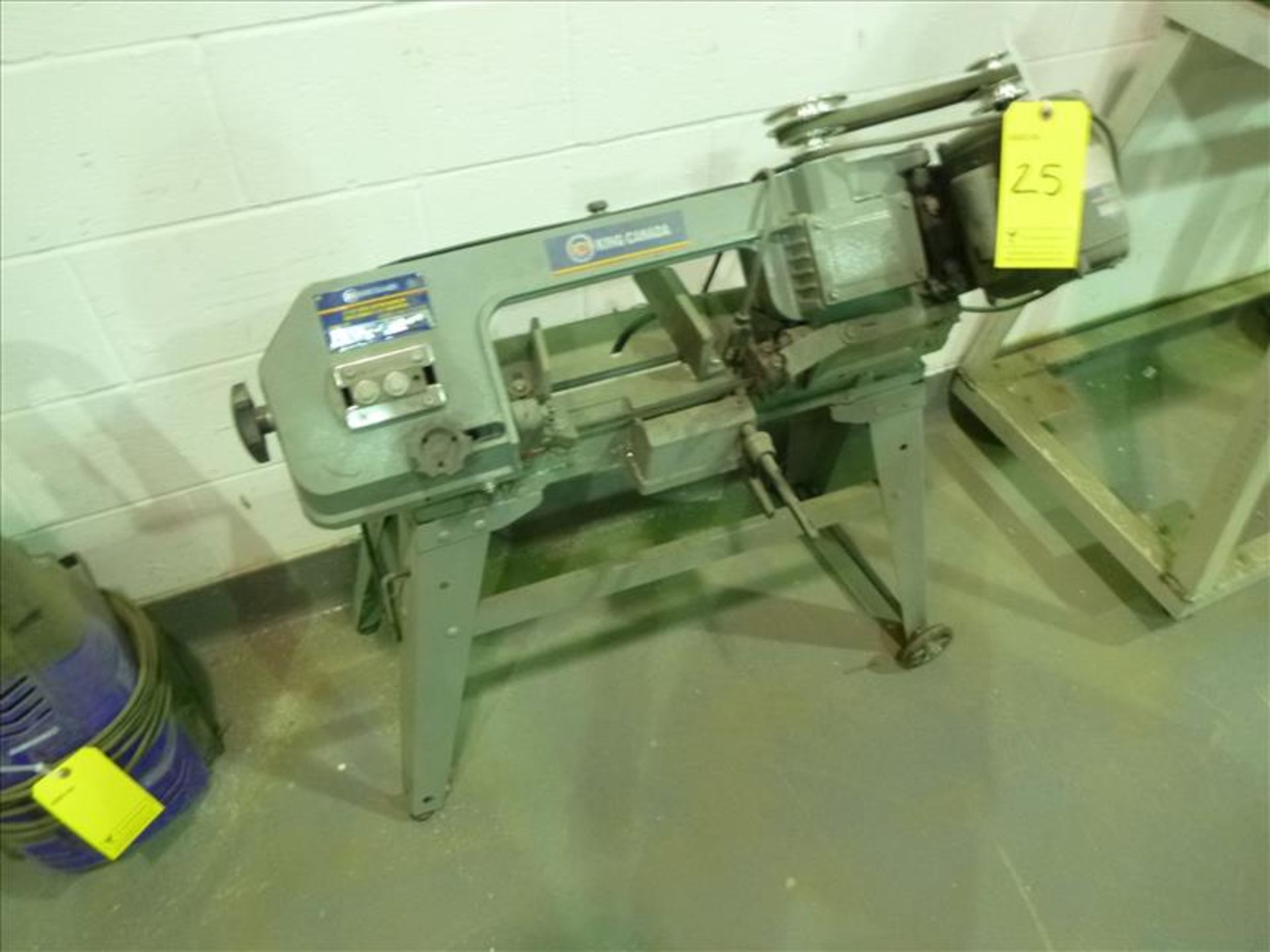 KingCanada metal cutting band saw, mod. KC-129C, 5" x 6" cap.