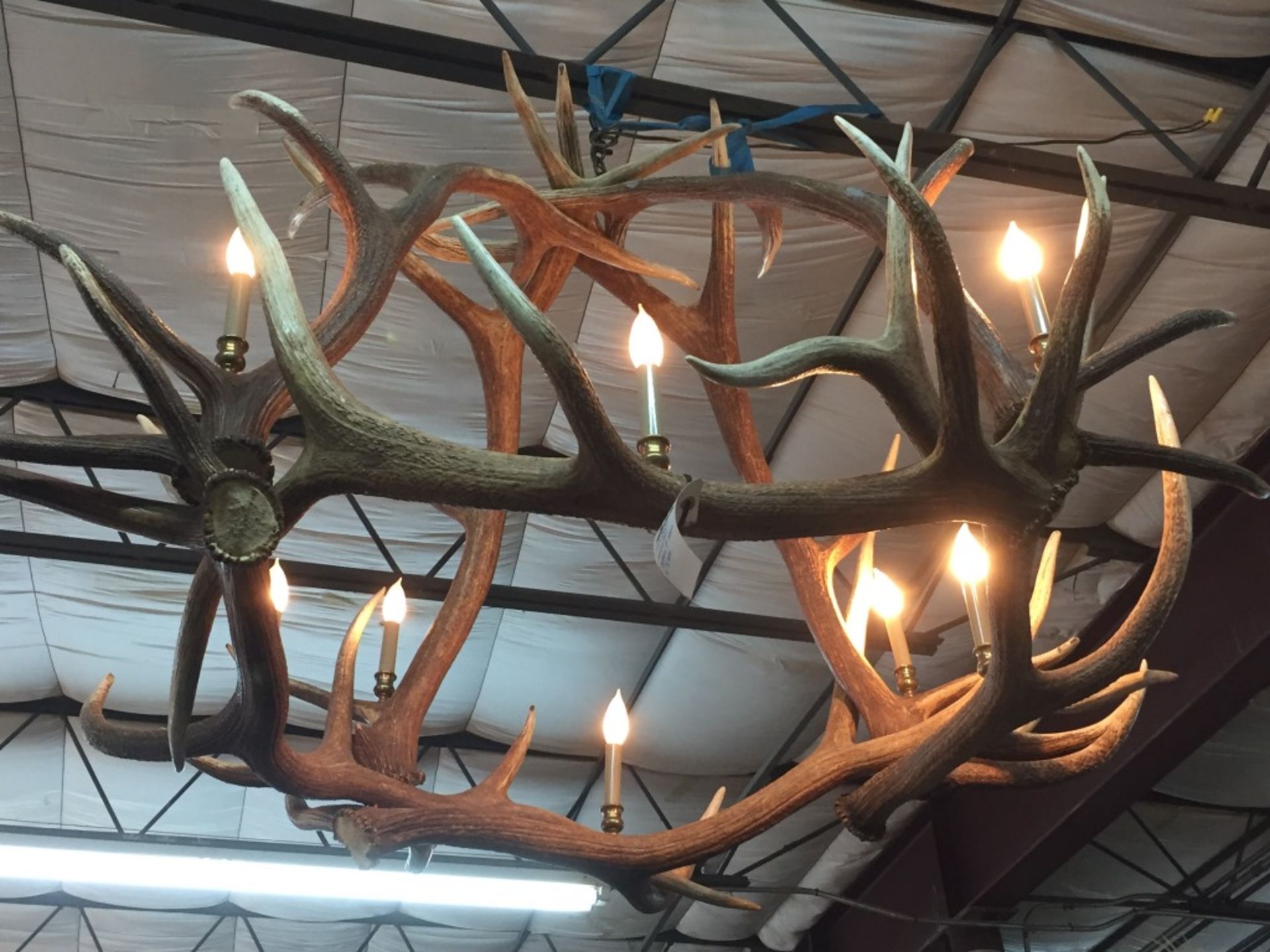 Elk Chandelier w/ 8 Lights - Image 4 of 4