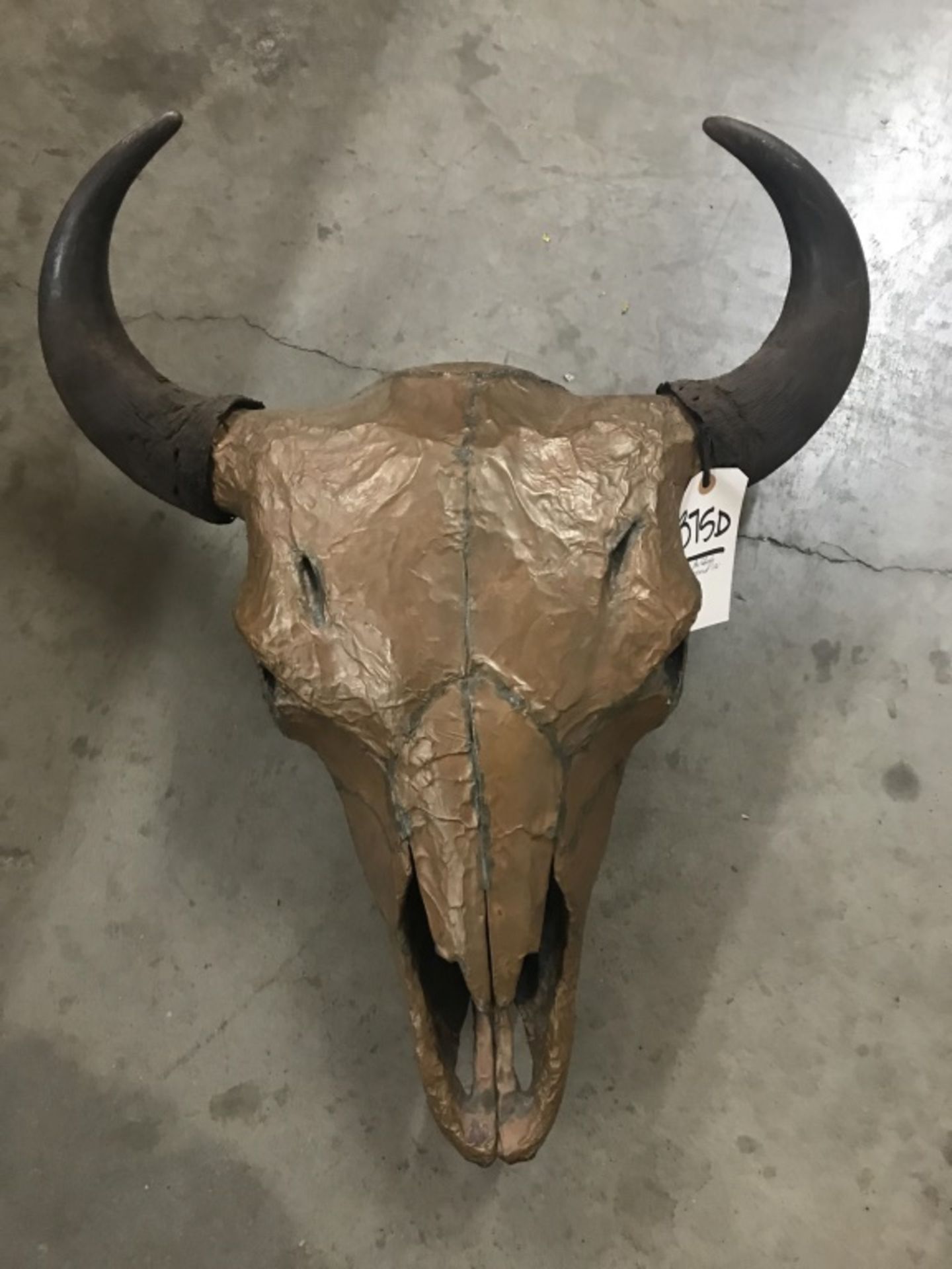 Copper Wrapped Buffalo Skull - Image 4 of 10