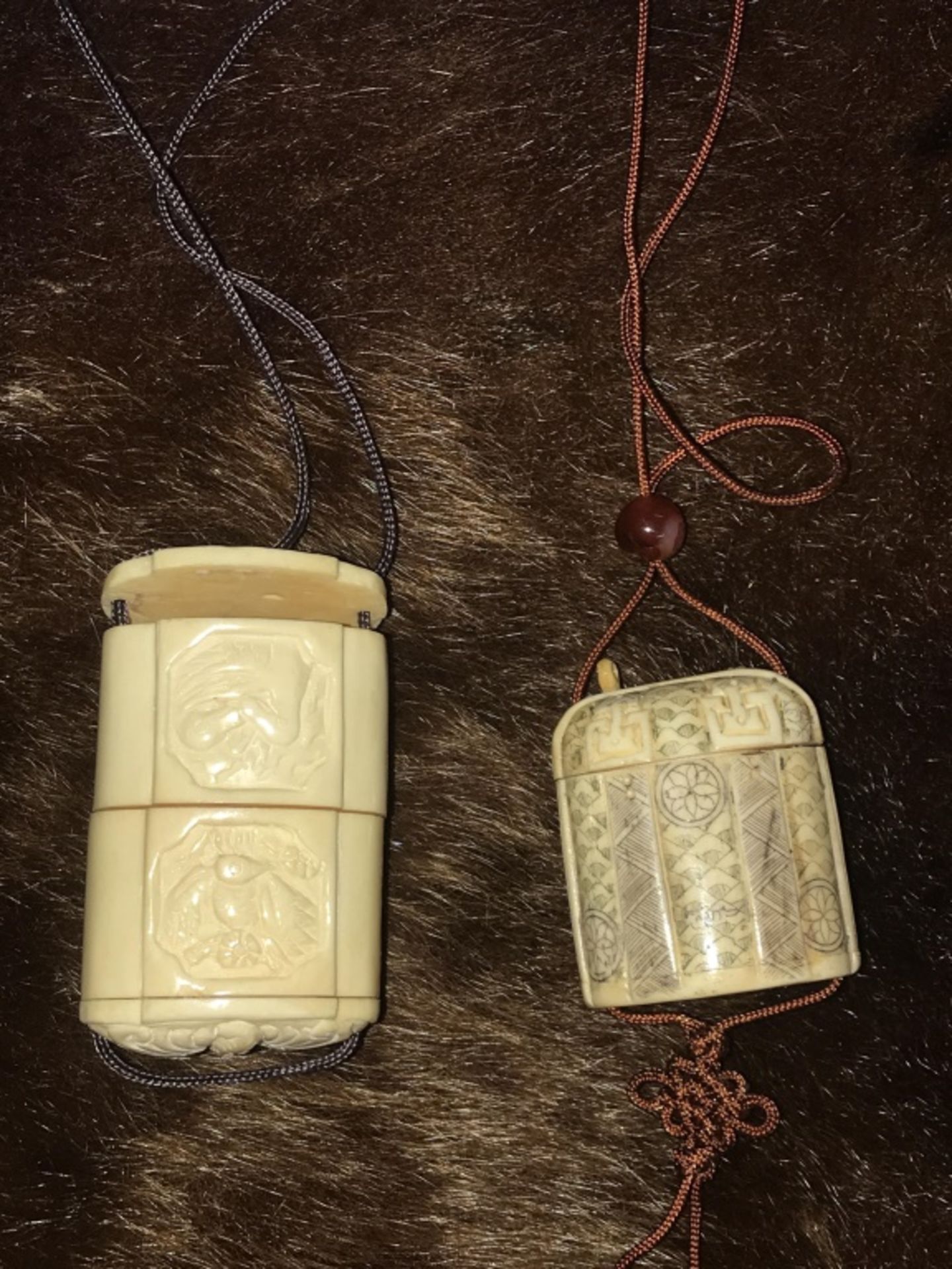 2 Ivory Pill Boxes from the 70's (TX Res. Only)