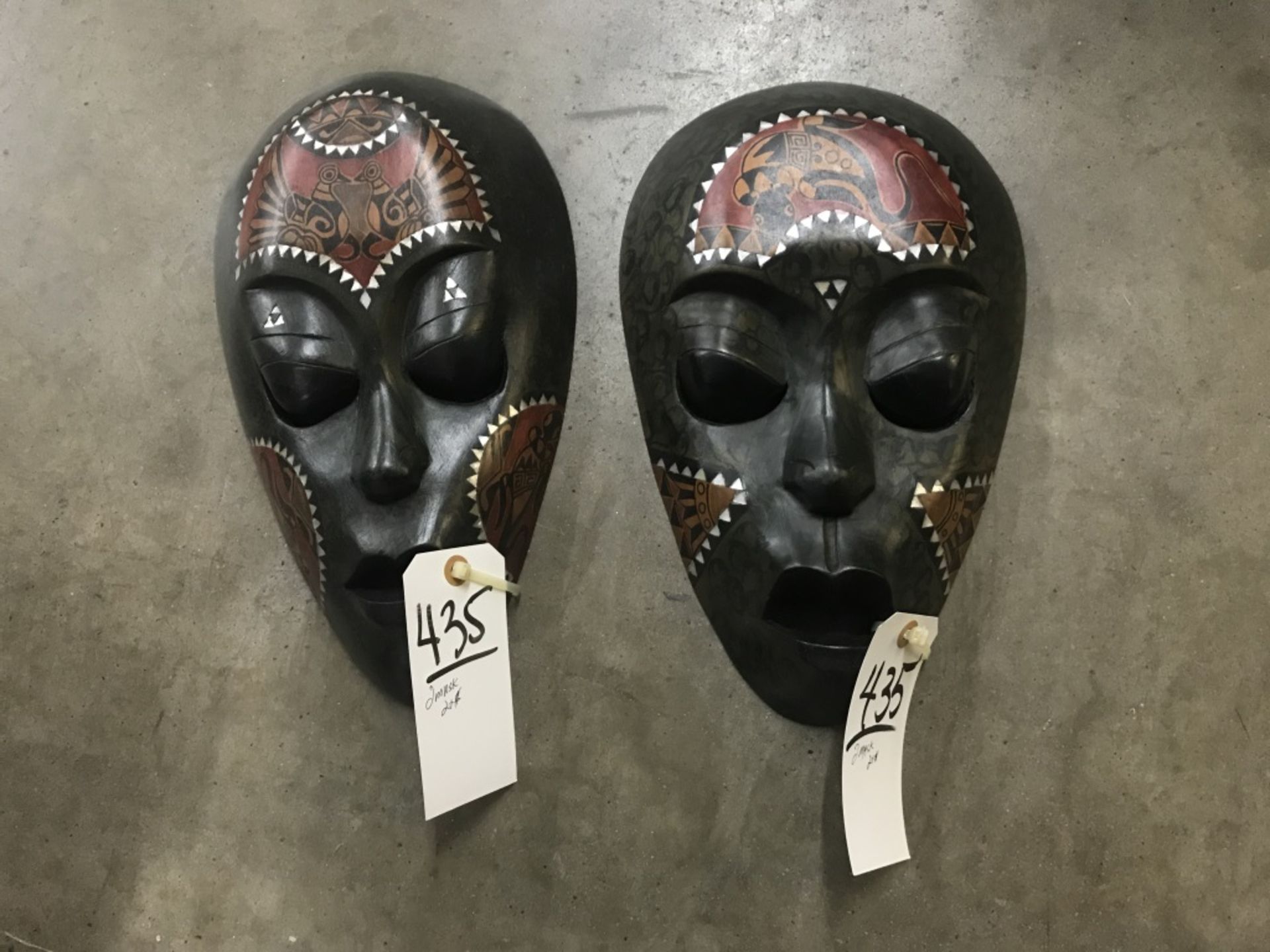 2 Tribal Mask - Image 3 of 13