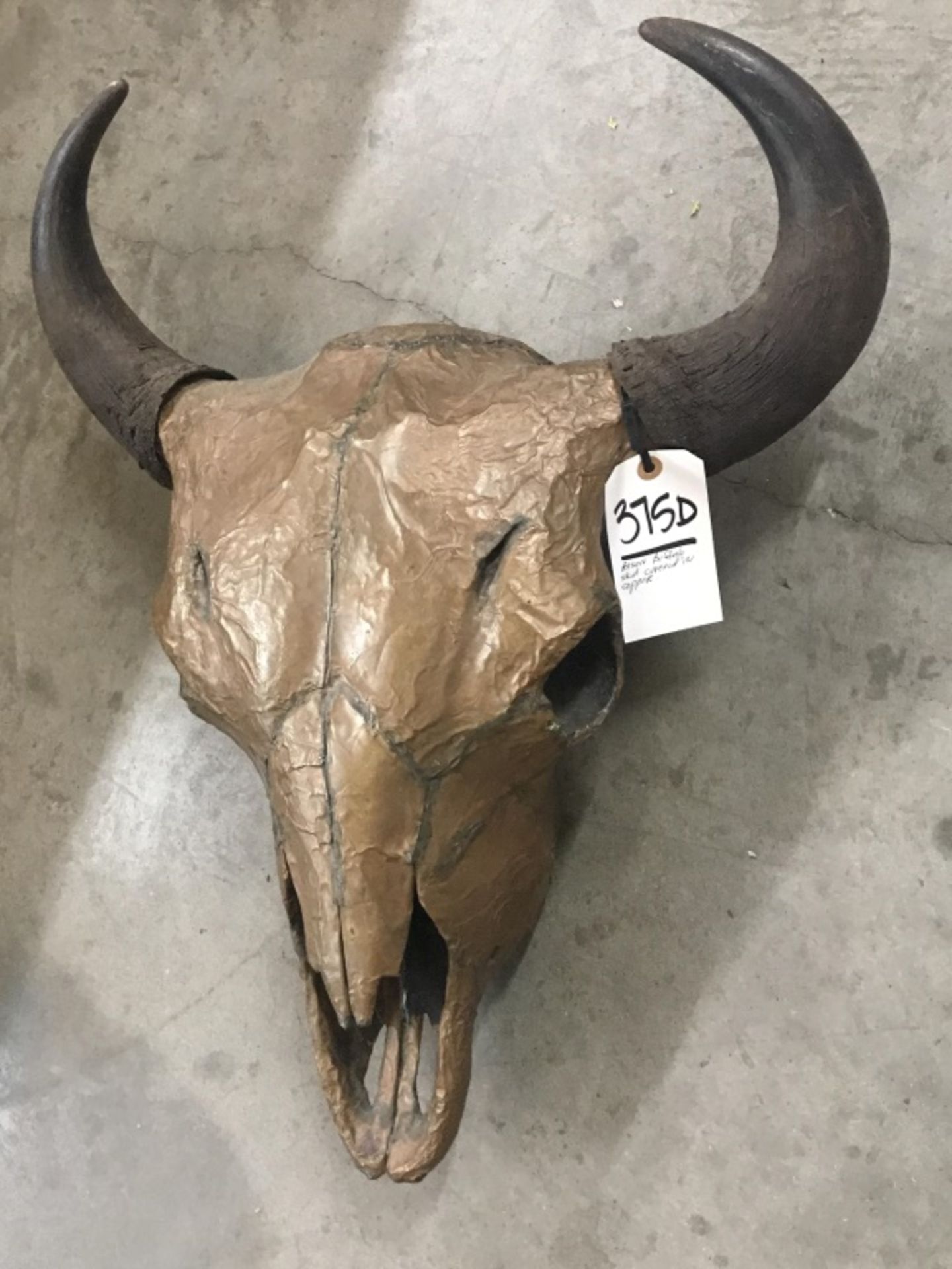 Copper Wrapped Buffalo Skull - Image 7 of 10
