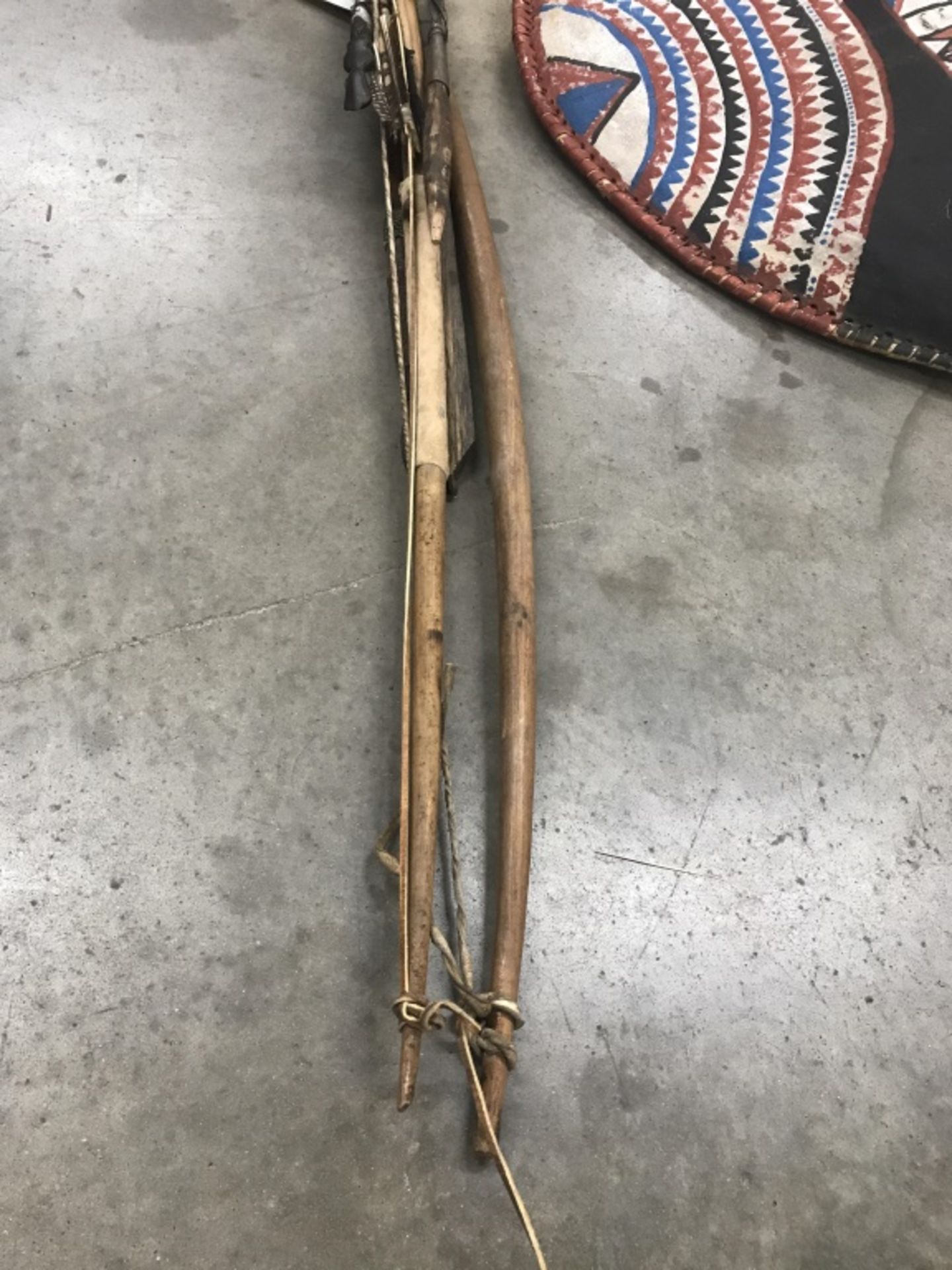 Spear/Bows/Arrows/Sheild/Baskets (One $) - Image 21 of 25