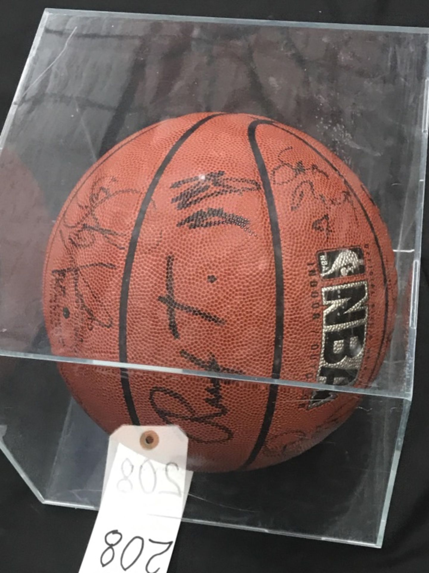 Basketball Signed by Rockets Team