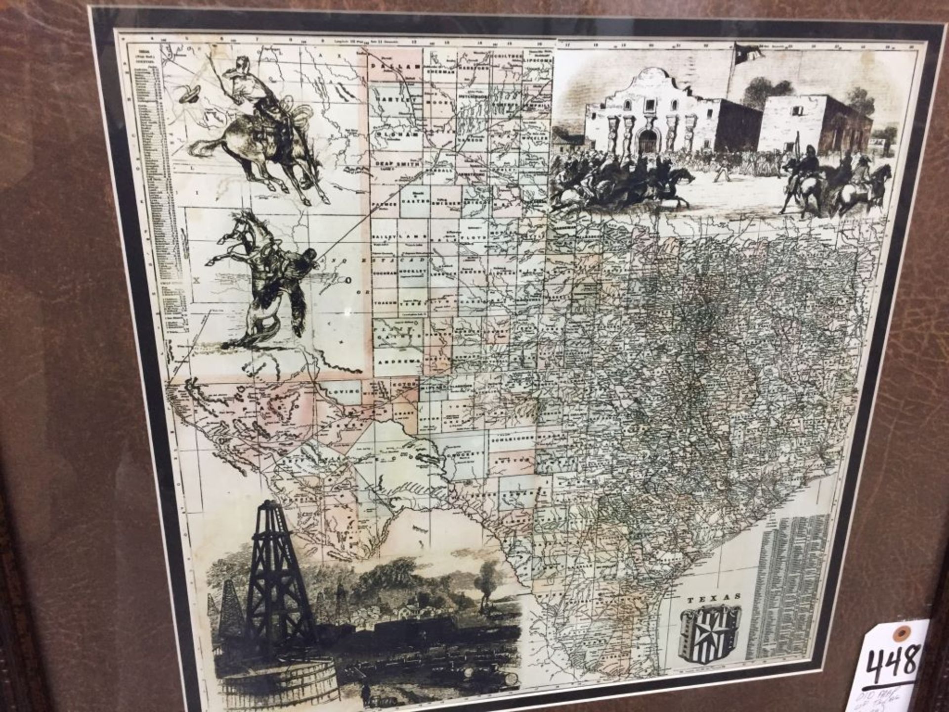 Old Copy of TX Map (Picture) - Image 5 of 7