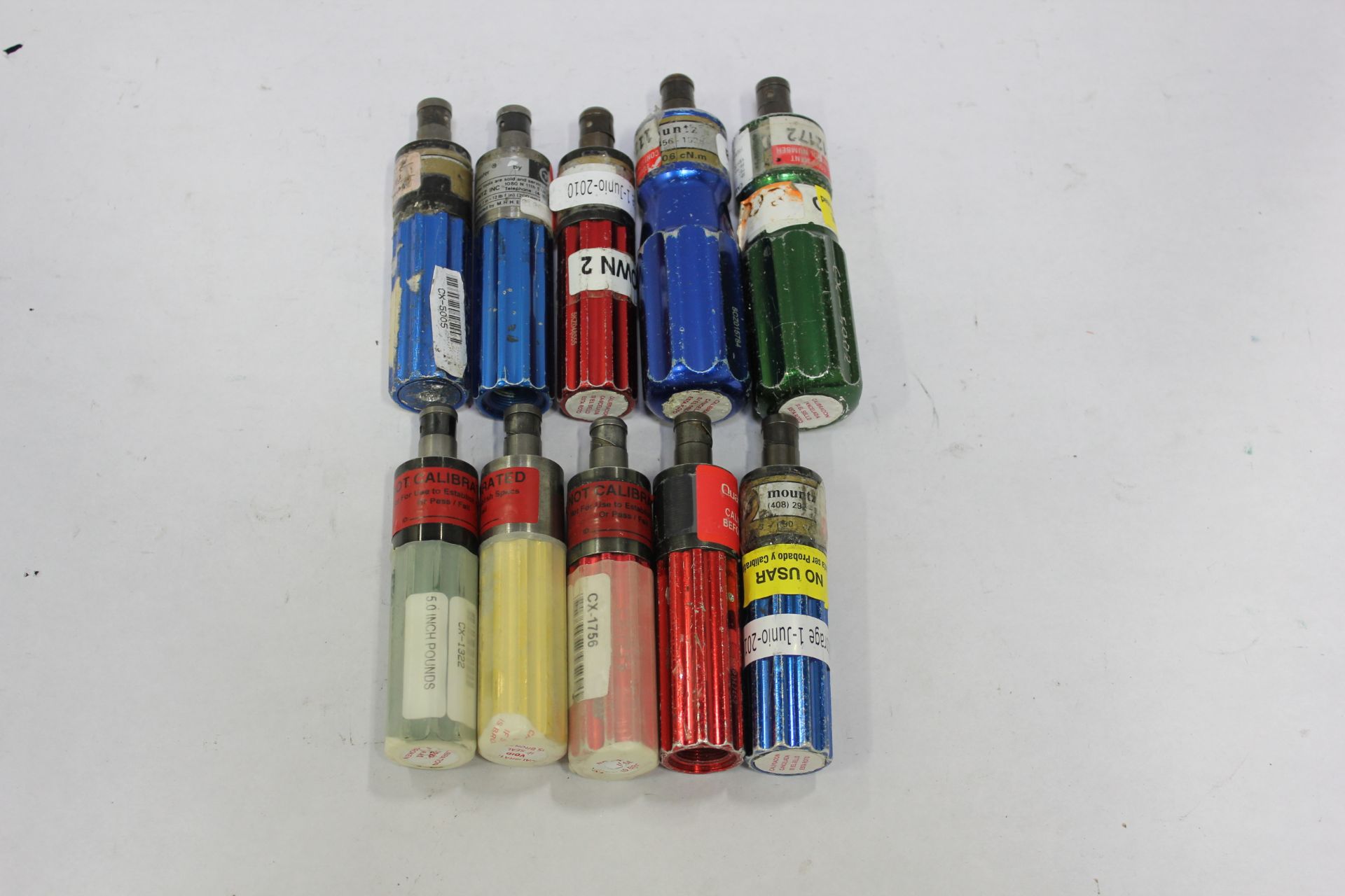 LOT OF 10 TORQUE SCREWDRIVERS MOUNTZ/TORQUELEADER