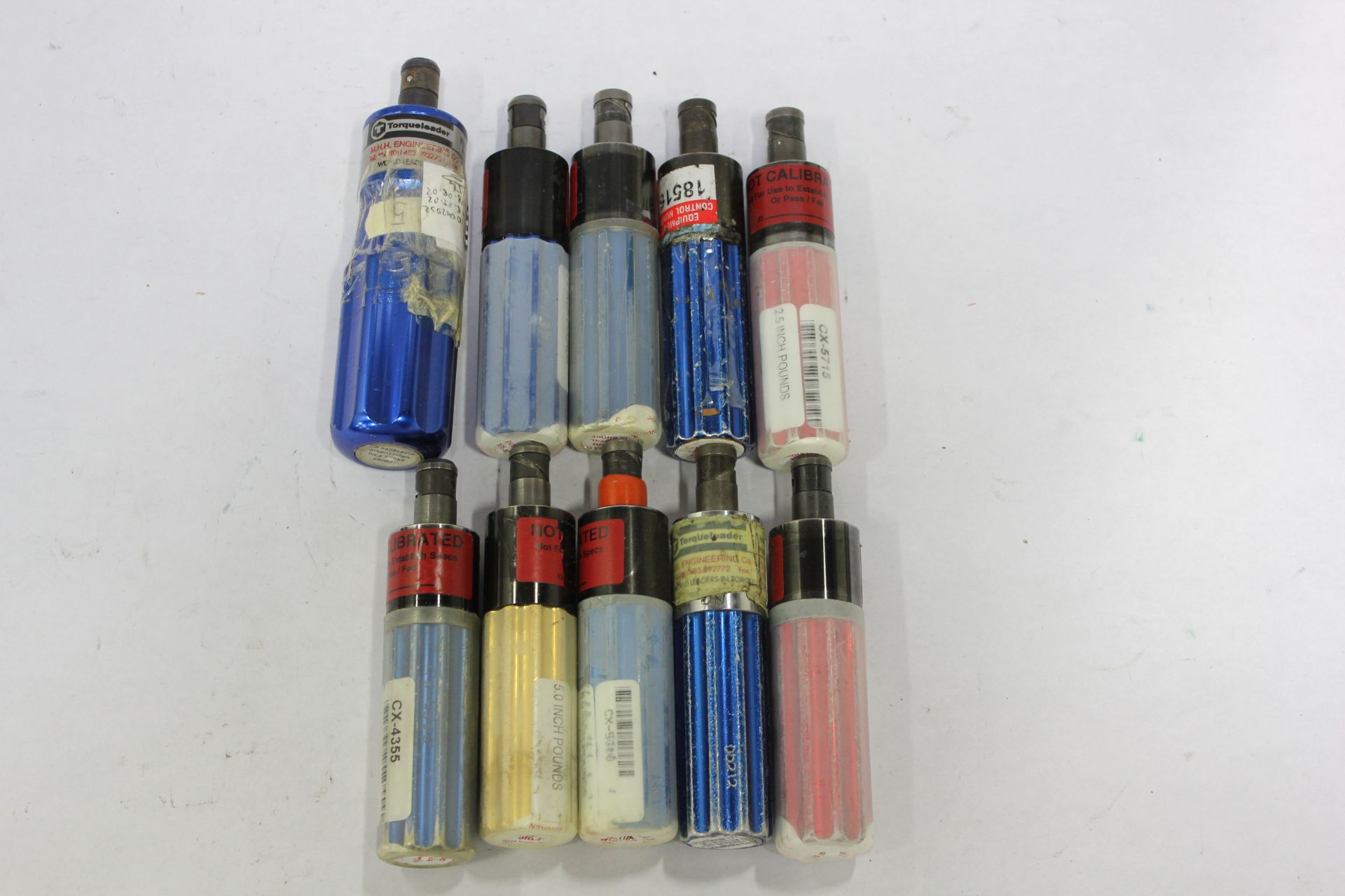 LOT OF 10 TORQUE SCREWDRIVERS