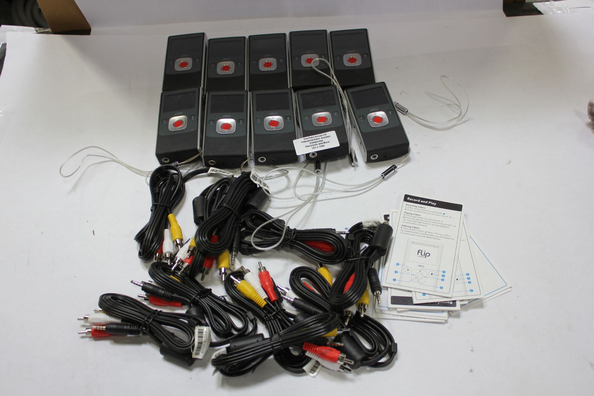 LOT OF FLIP ULTRA HANDHELD VIDEO CAMERA CAMCORDERS