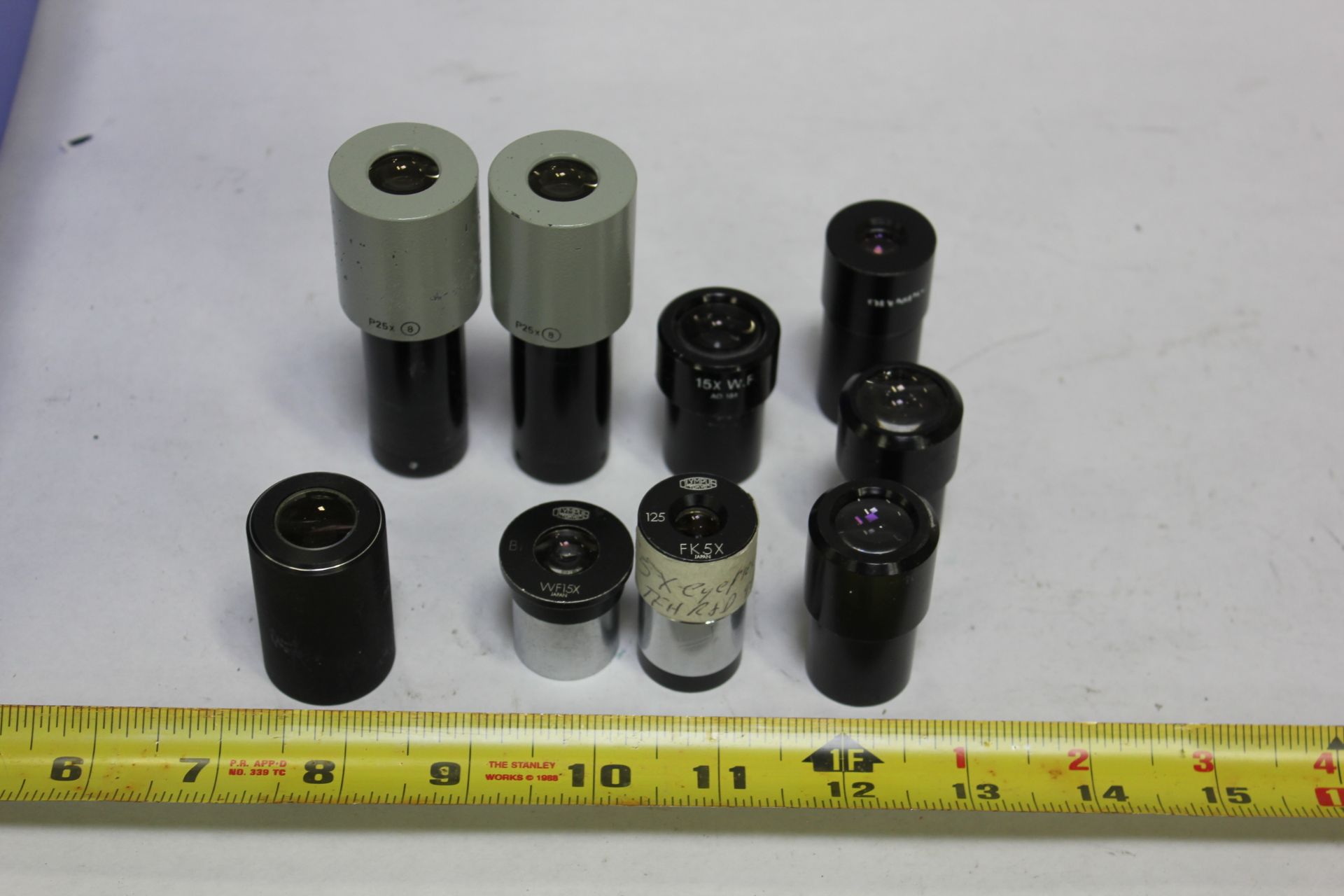 LOT MISCELLANEOUS MICROSCOPE EYEPIECES