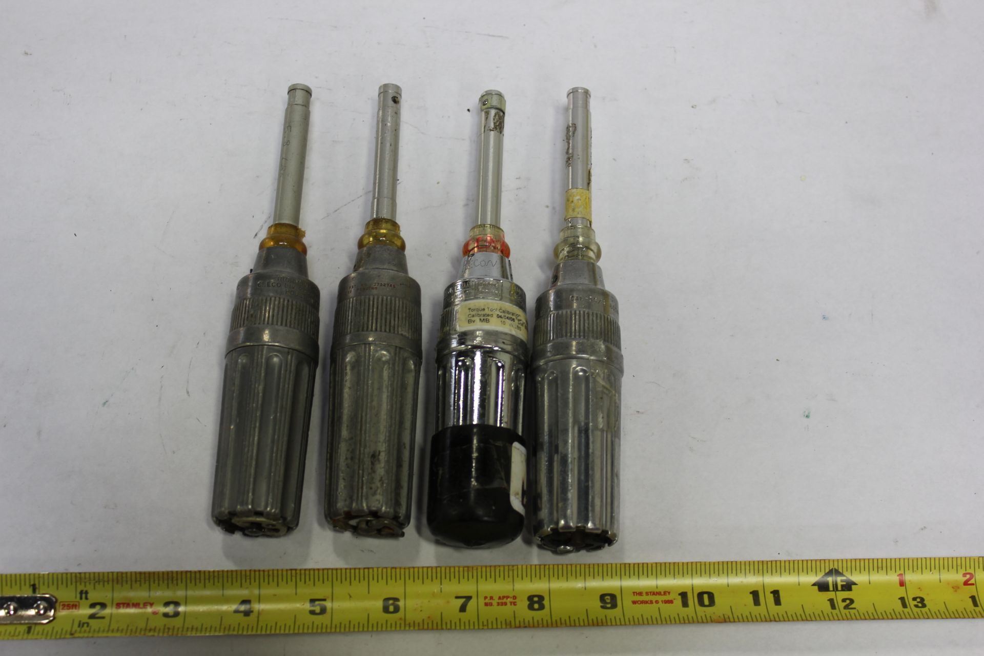 LOT OF 4 STURTEVANT TORQUE SCREWDRIVERS