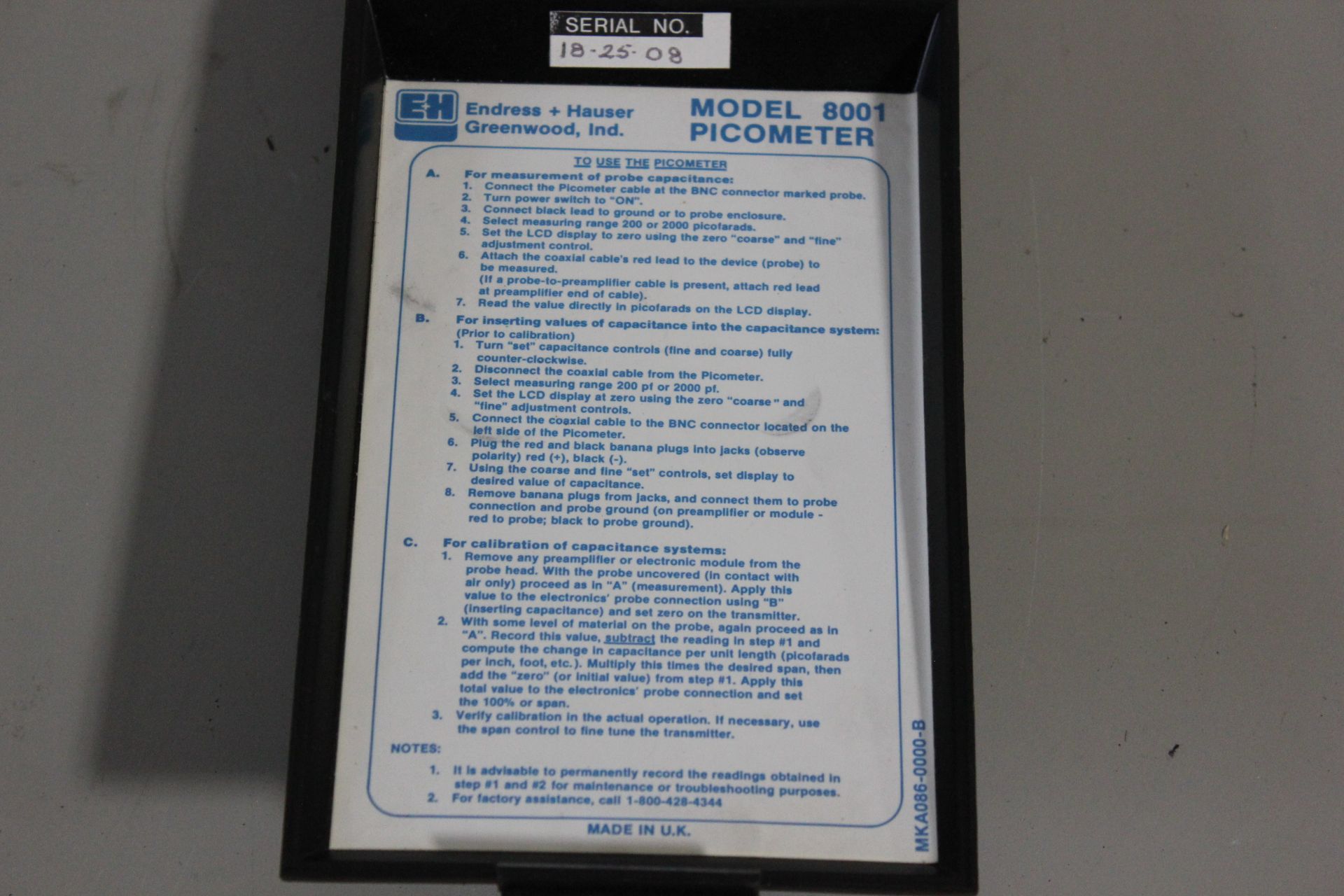 Endress Hauser PF Meter Picometer - Image 2 of 2