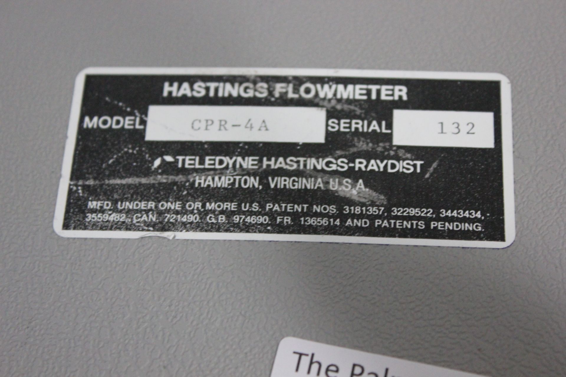 Hastings Flowmeter Flow meter - Image 2 of 2